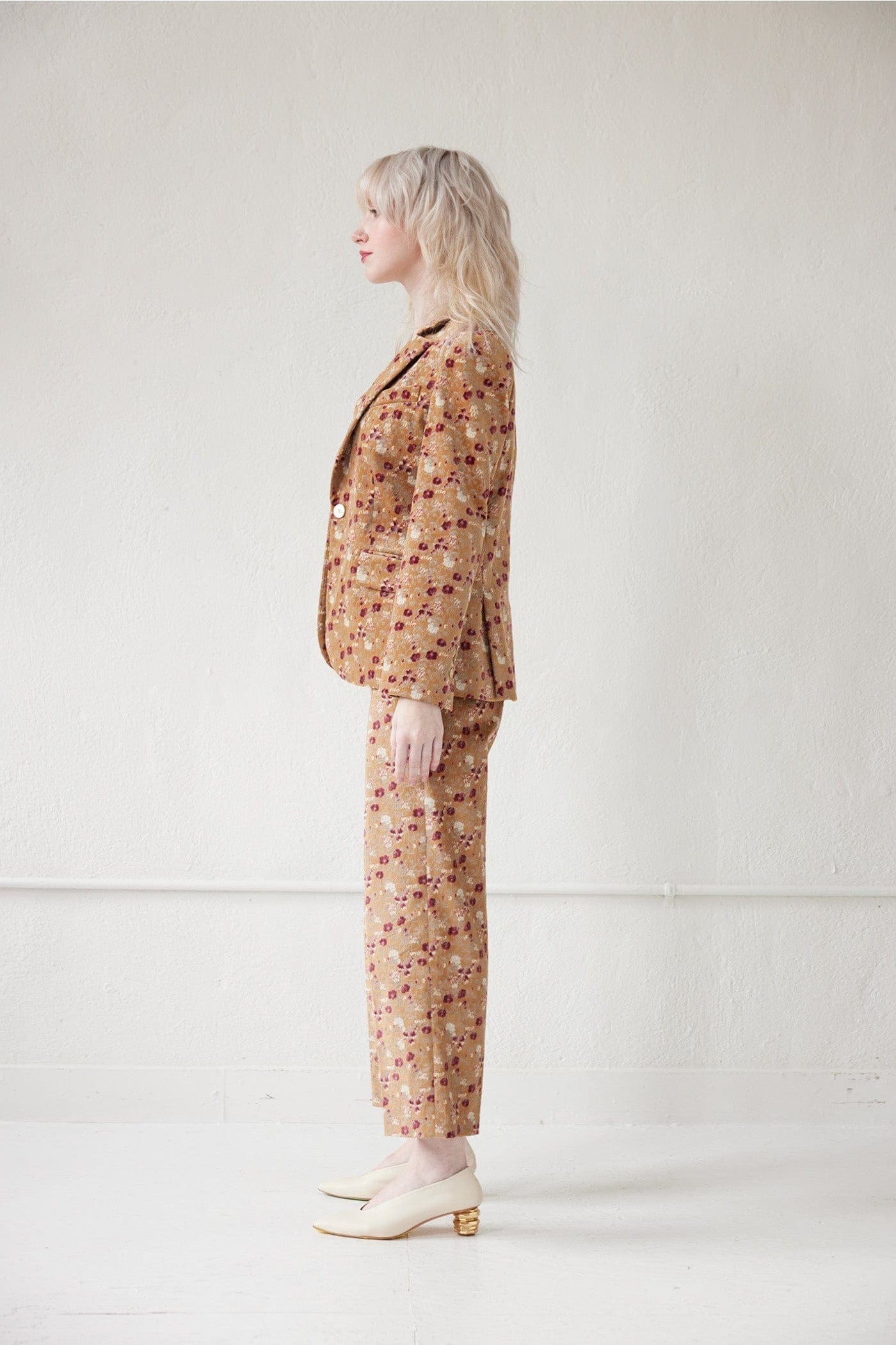 Tilda Jacket in Italian Flora Velvet Jackets CHRISTINE ALCALAY   