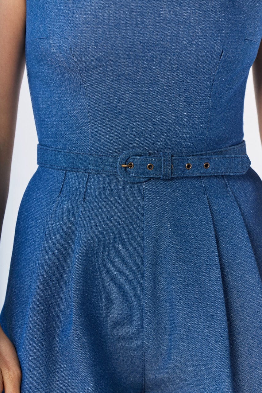 Camelia Jumpsuit in Denim Jumpsuits CHRISTINE ALCALAY