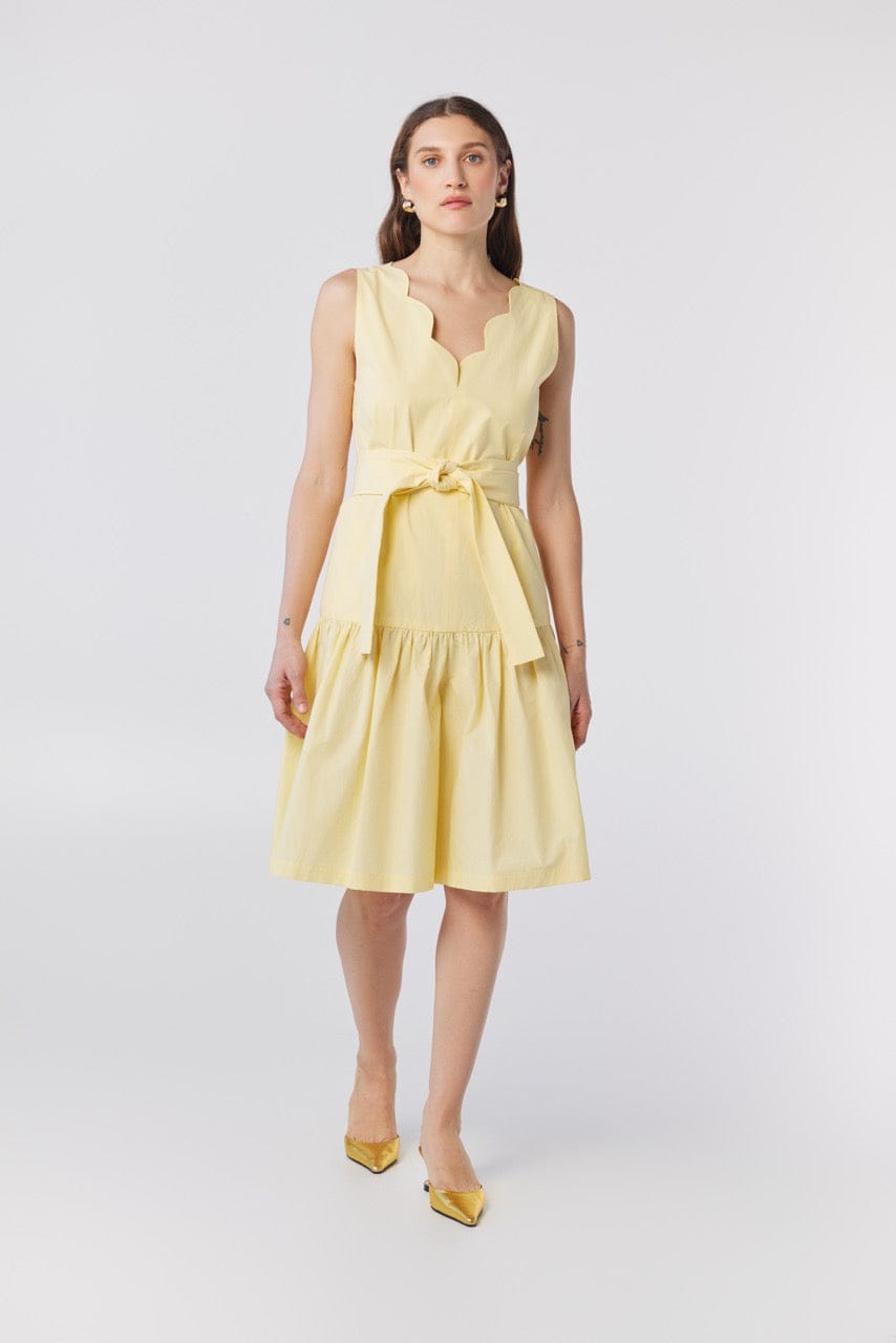 Ramona Jumpsuit in Limoncello Yellow Cotton Jumpsuits CHRISTINE ALCALAY