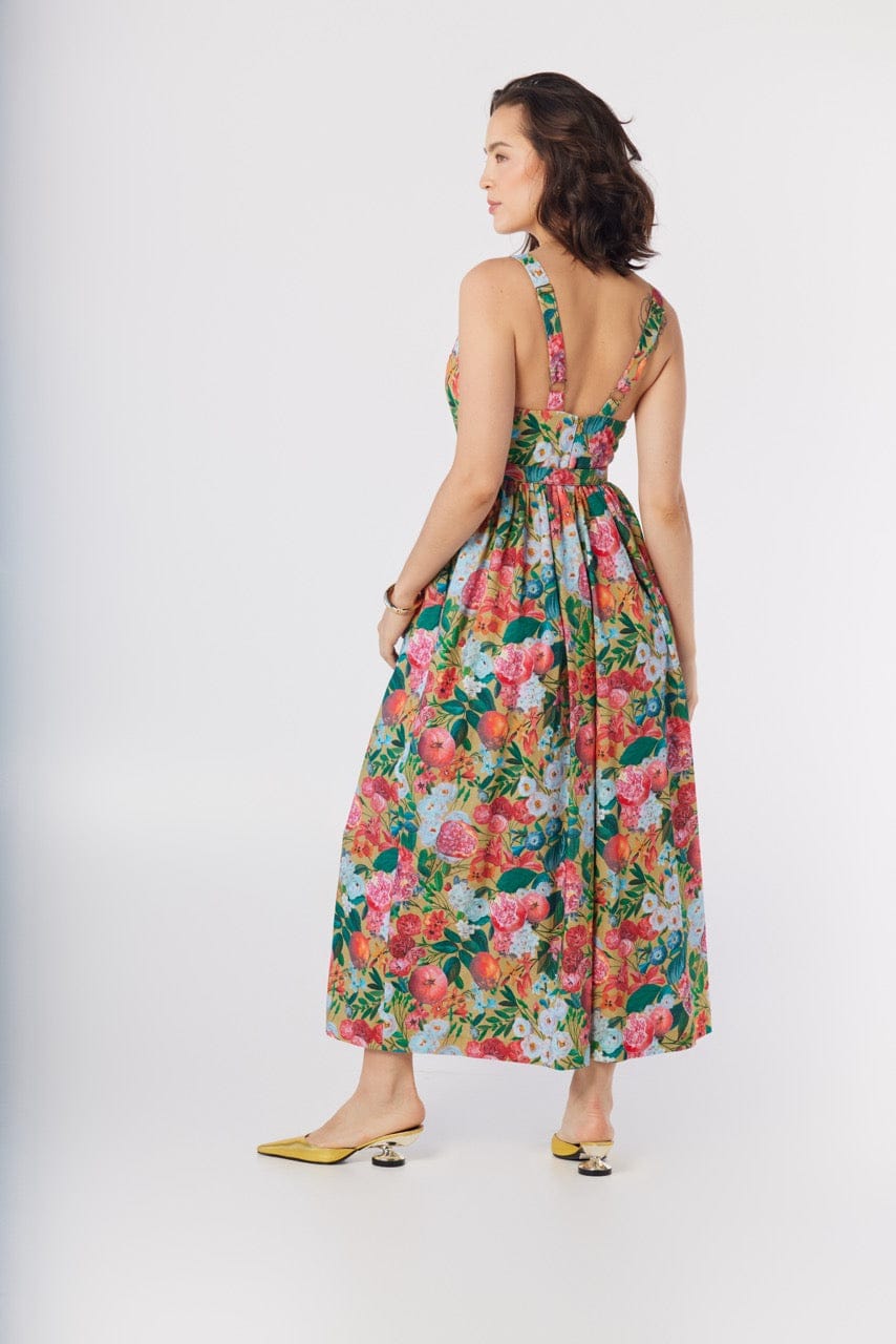 Quynh Jumpsuit in Pom Floral Linen Cotton Jumpsuits CHRISTINE ALCALAY