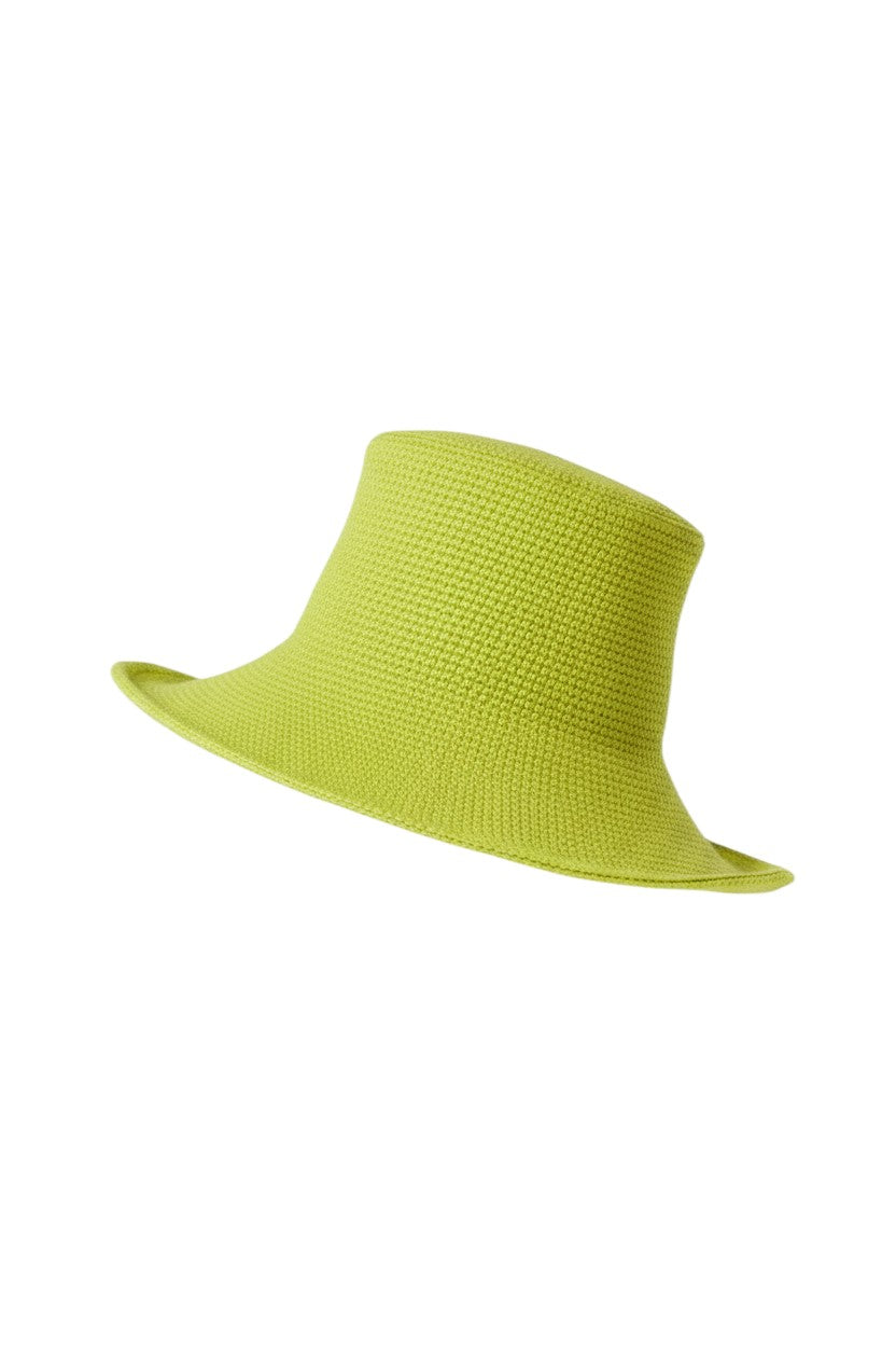 Georgia Sun Hat in Lemongrass Pima Cotton Hats CHRISTINE ALCALAY - 4