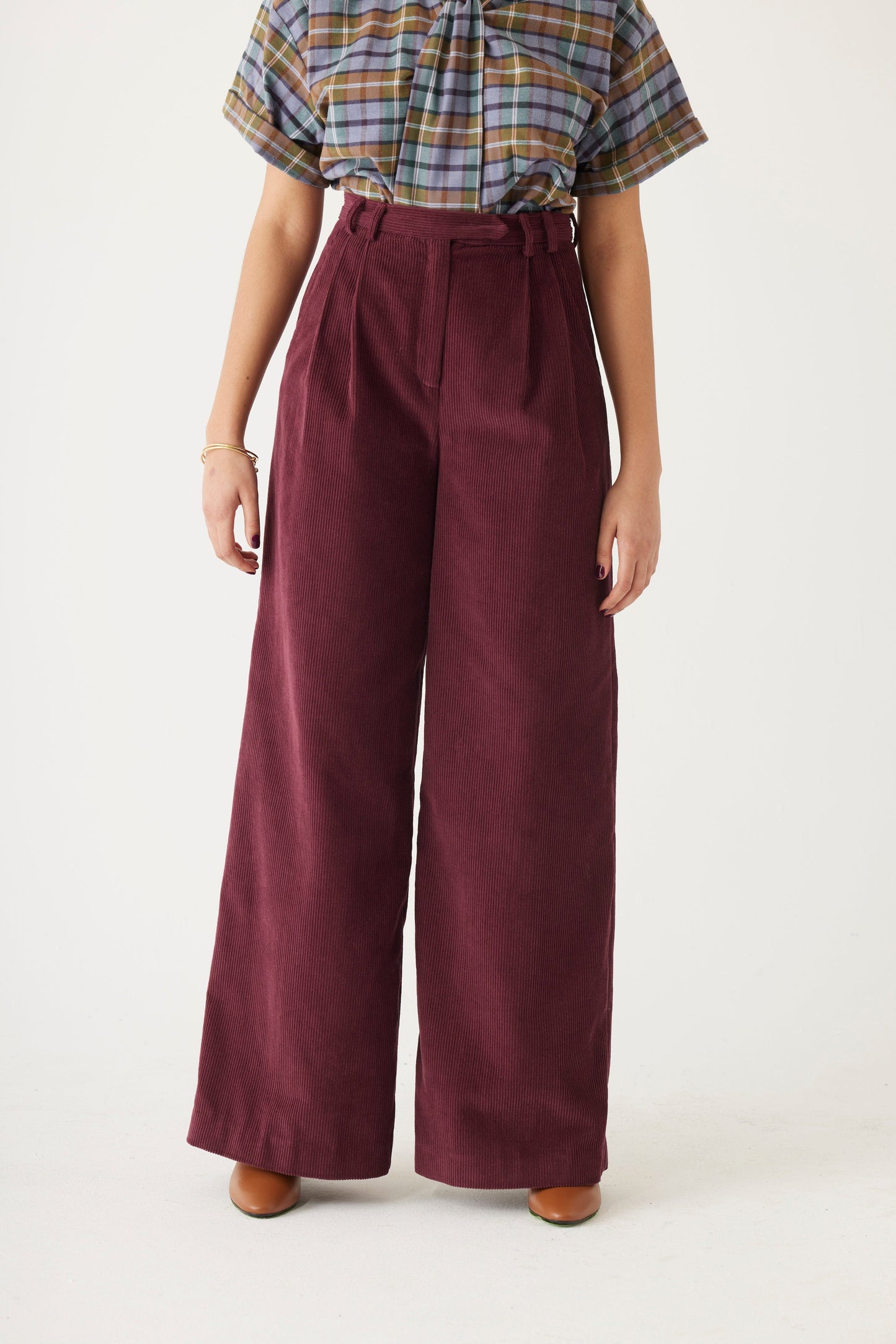 Amandine Pant in Fine Wale Corduroy Pants CHRISTINE ALCALAY