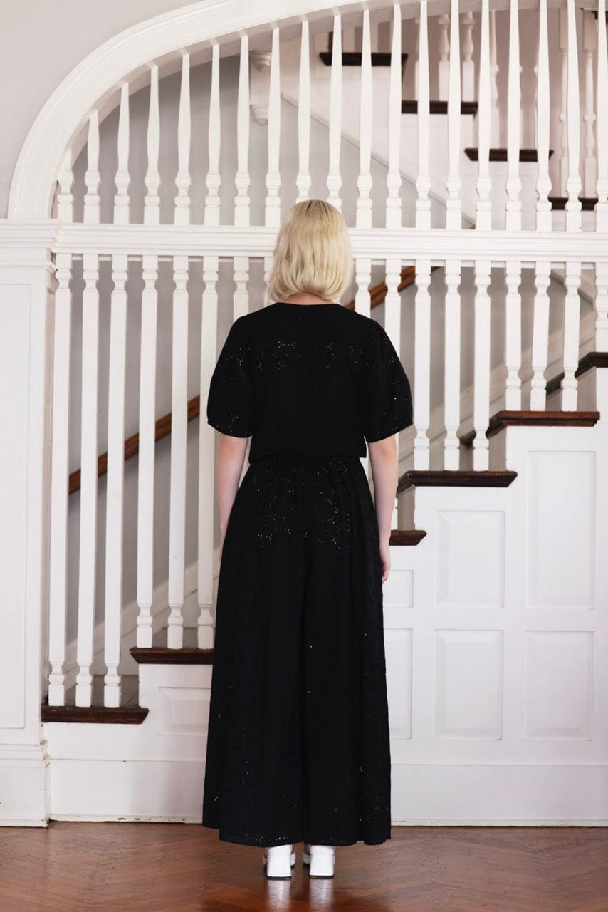 Gretchen Pant in Eyelet Pants CHRISTINE ALCALAY