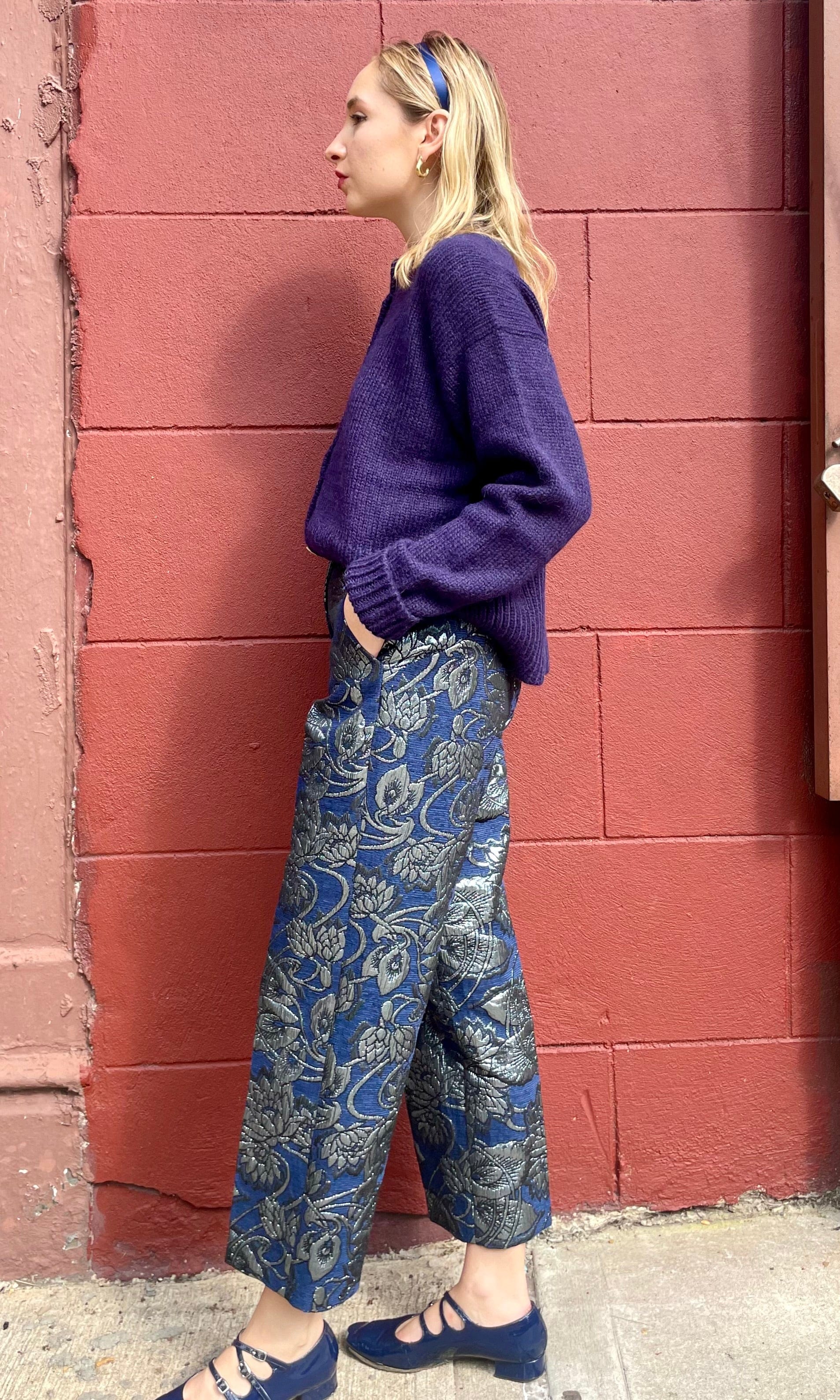 Piper Pant in Brocade Pants CHRISTINE ALCALAY