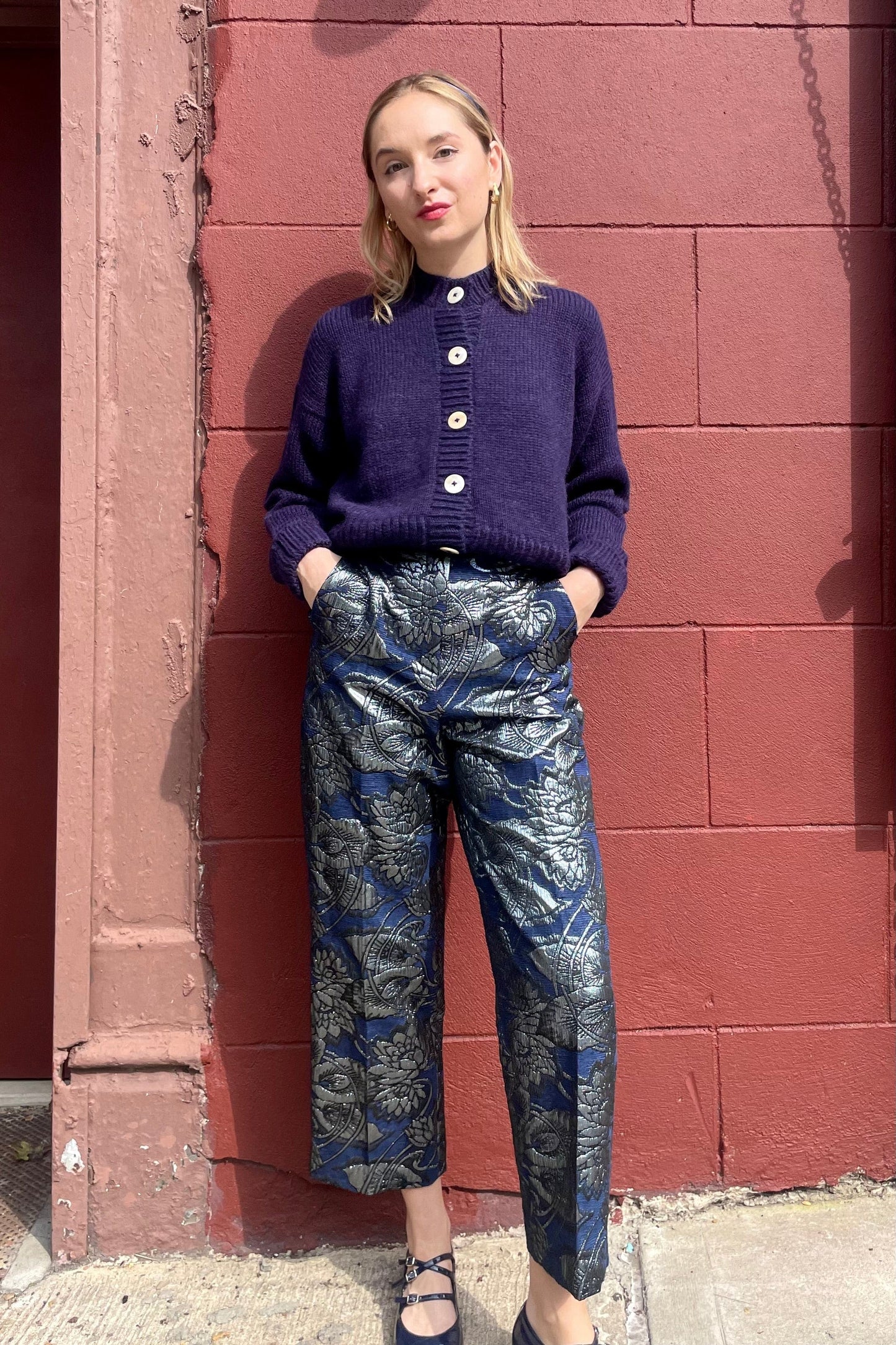 Piper Pant in Brocade Pants CHRISTINE ALCALAY