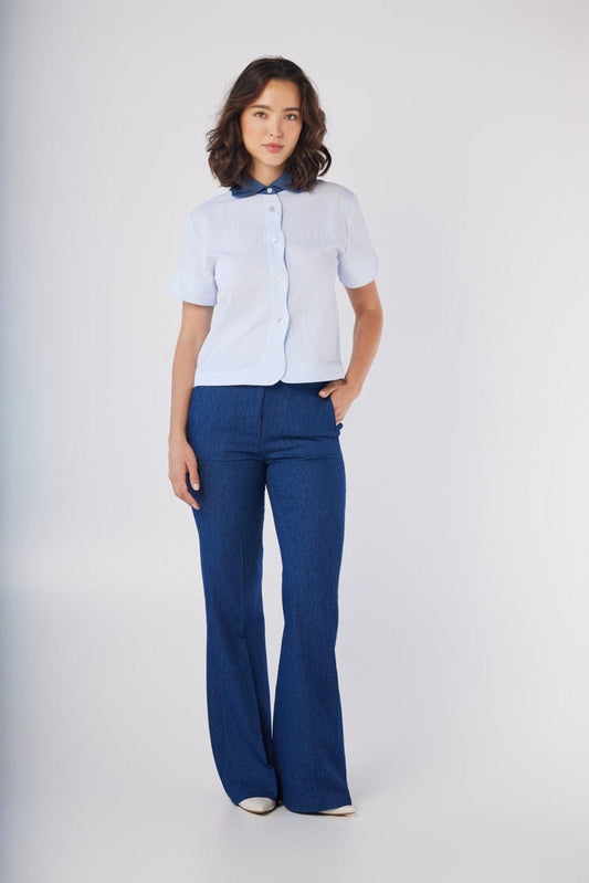 Sandy Trouser in Denim Pants CHRISTINE ALCALAY Denim 0