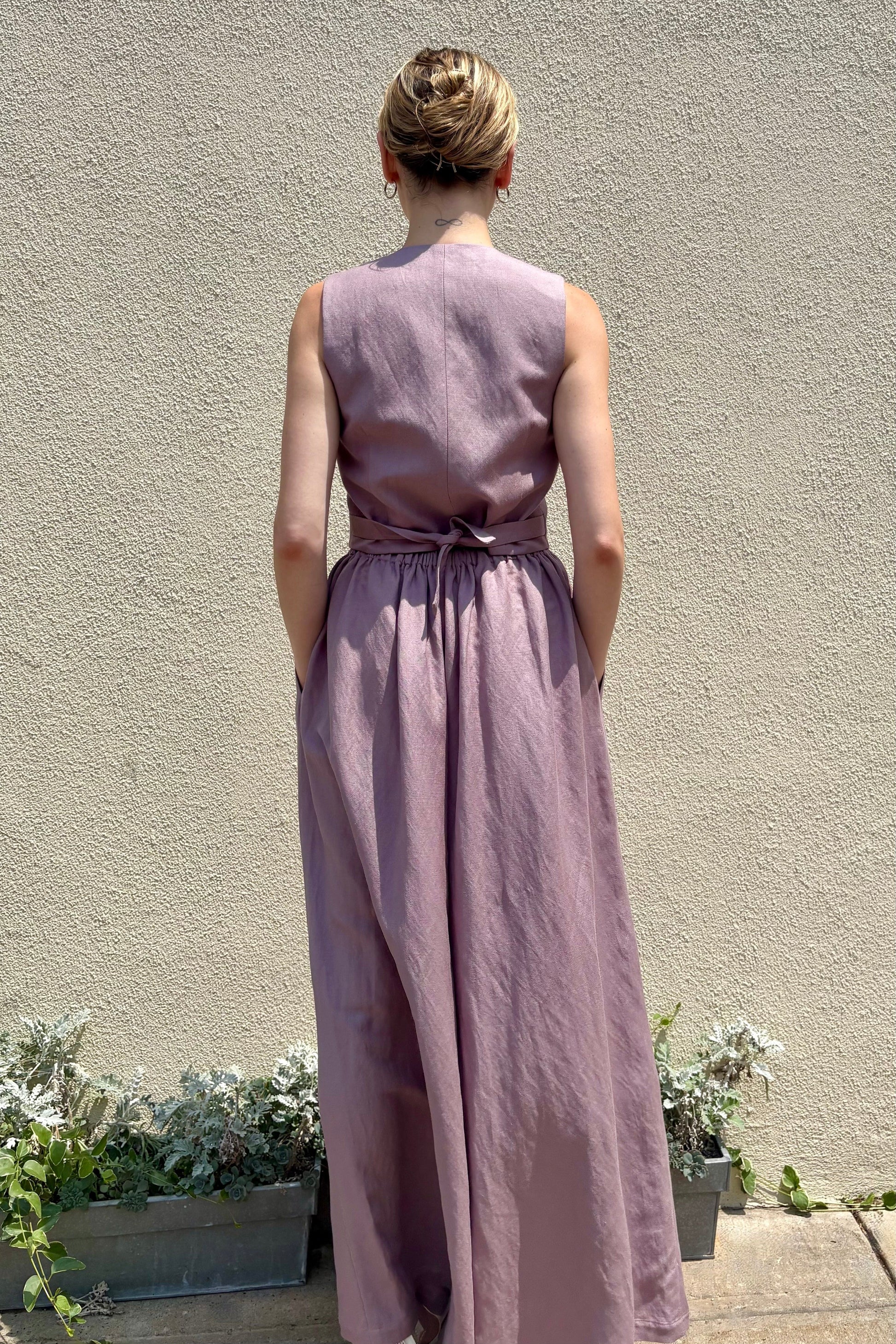Gretchen Pant in Linen Blend Pants CHRISTINE ALCALAY