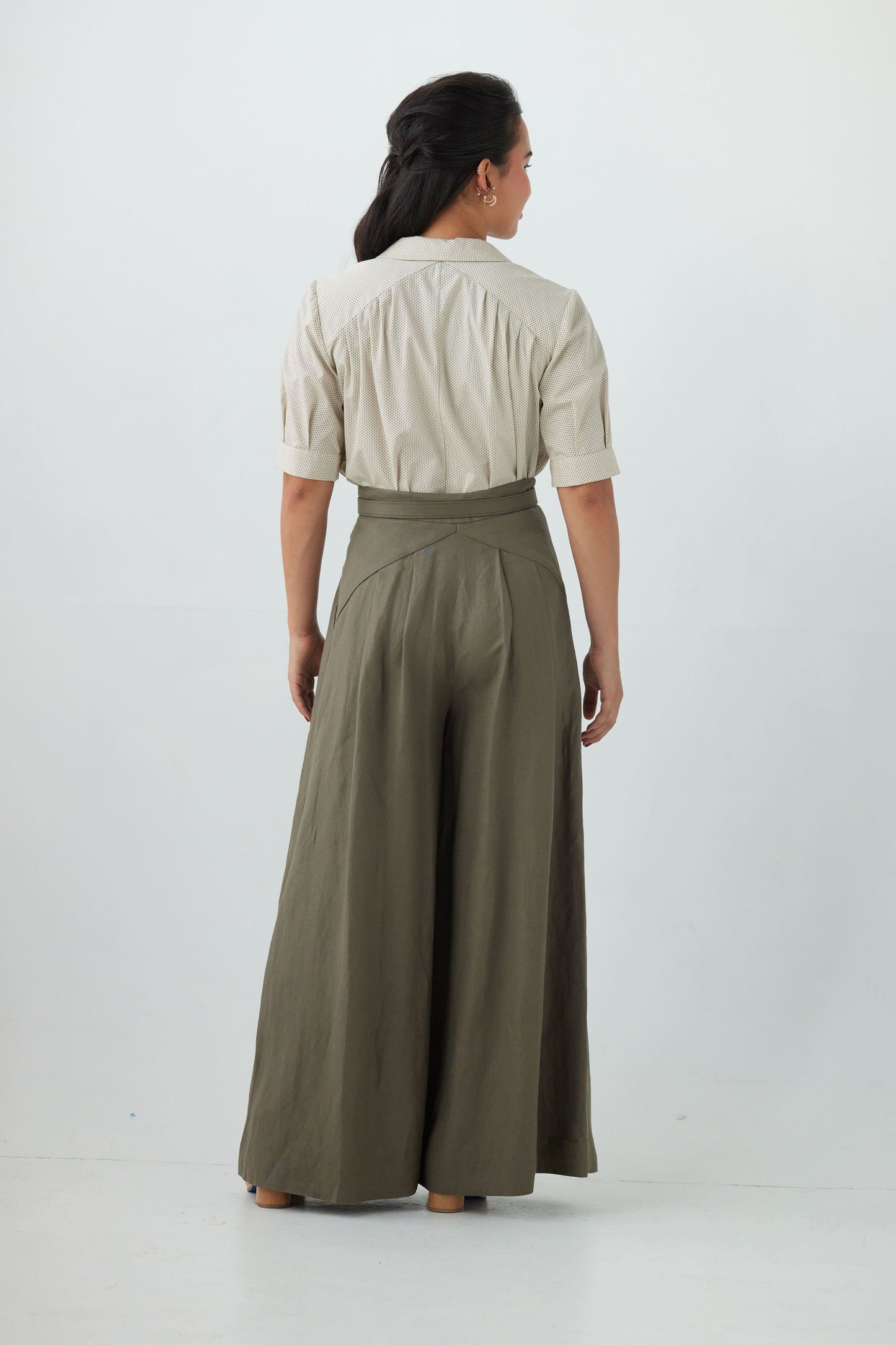 Katherine Pant in Linen Blend Pants CHRISTINE ALCALAY   