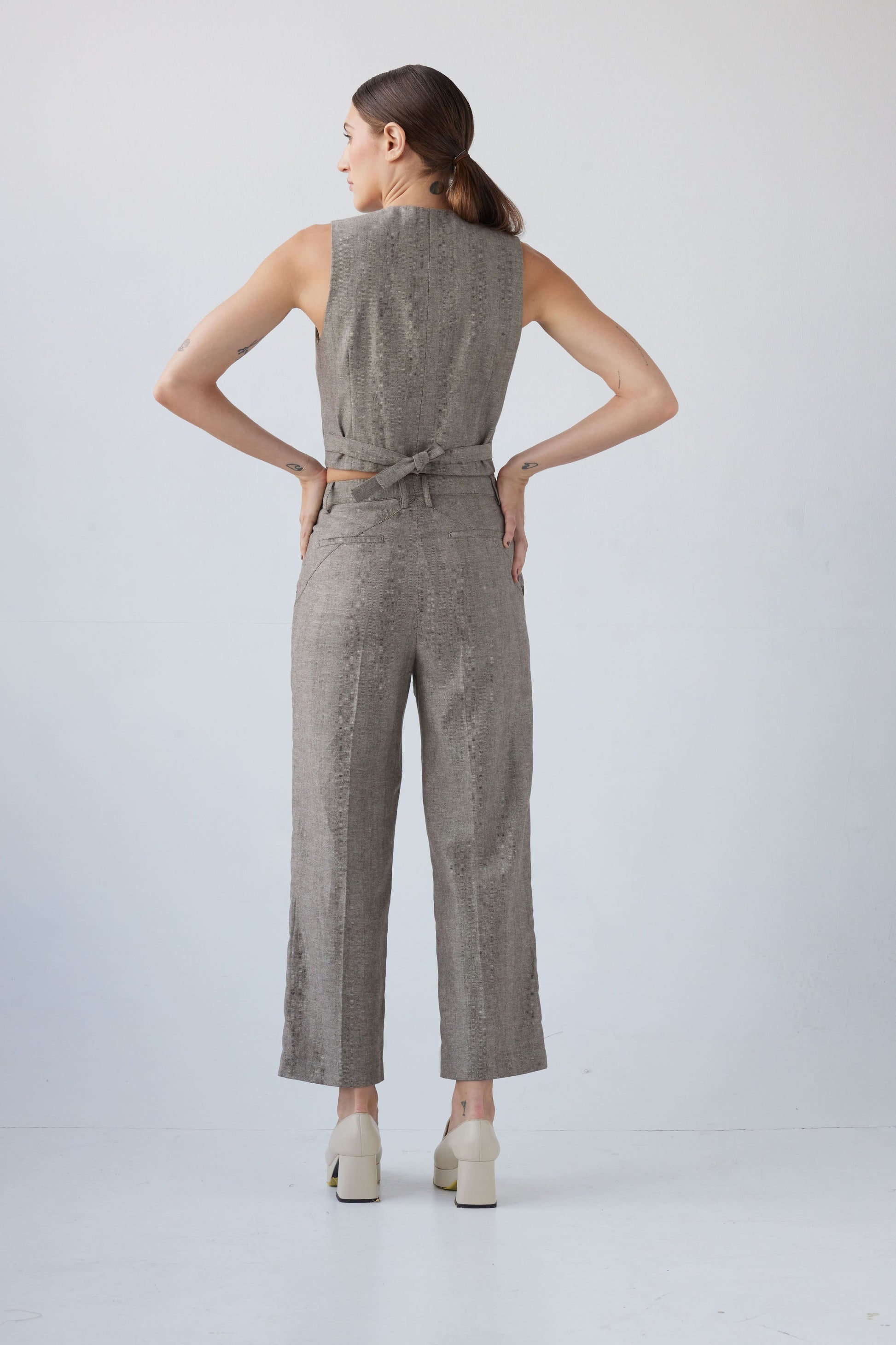 Piper Pant in Herringbone Pants CHRISTINE ALCALAY   