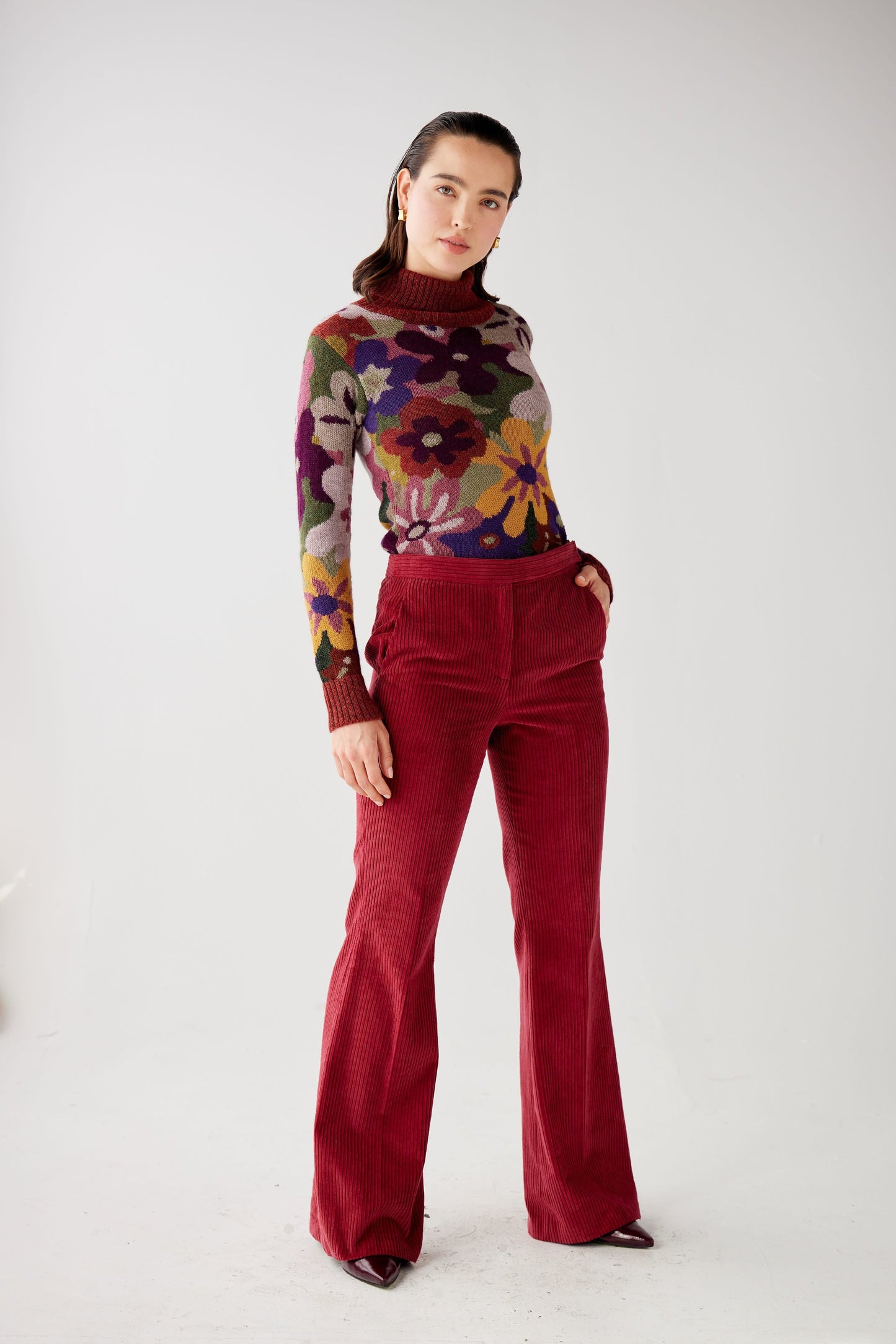 Sandy Trousers in Corduroy Pants CHRISTINE ALCALAY