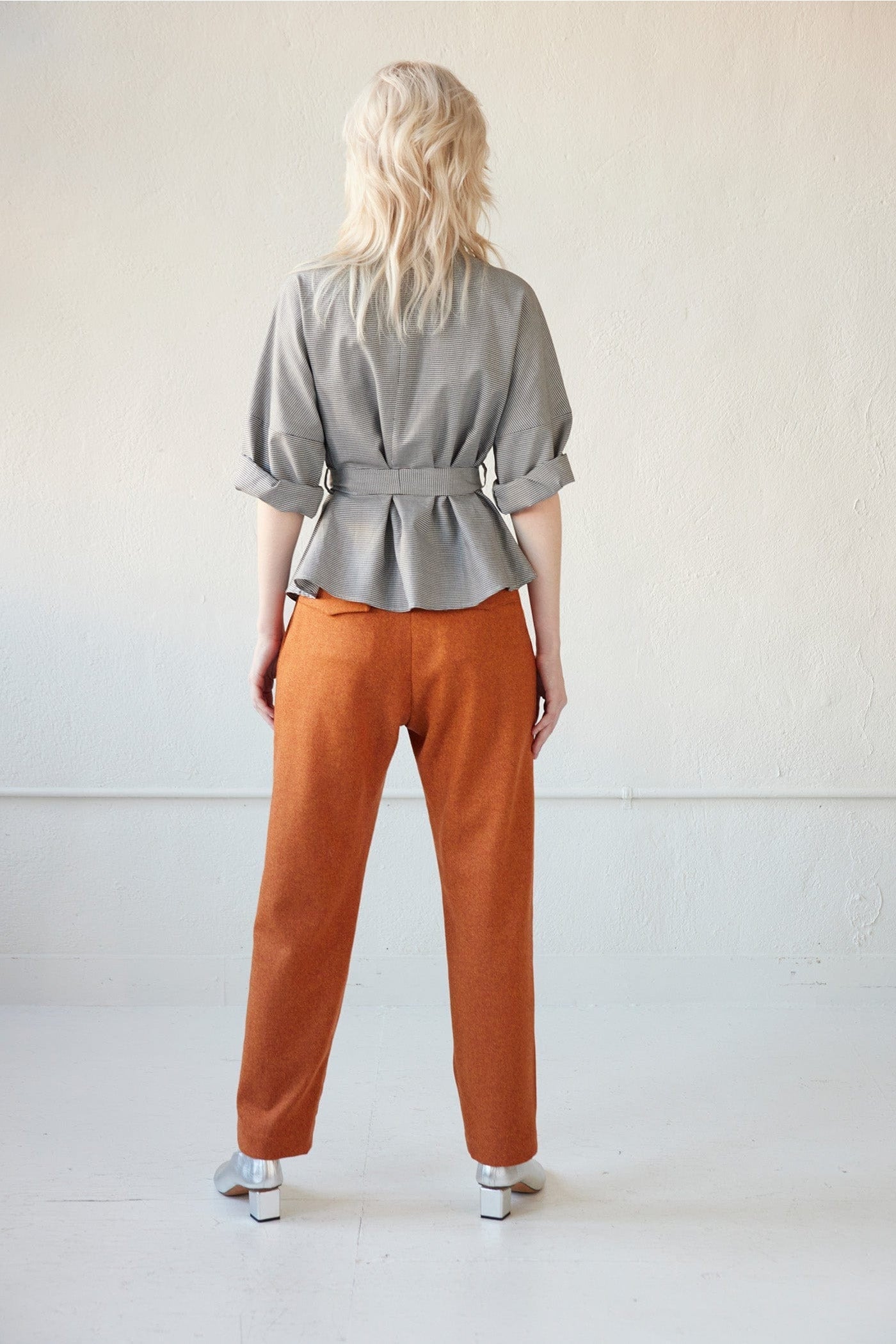 Sophia Pant in Speckled Wool Pants CHRISTINE ALCALAY   