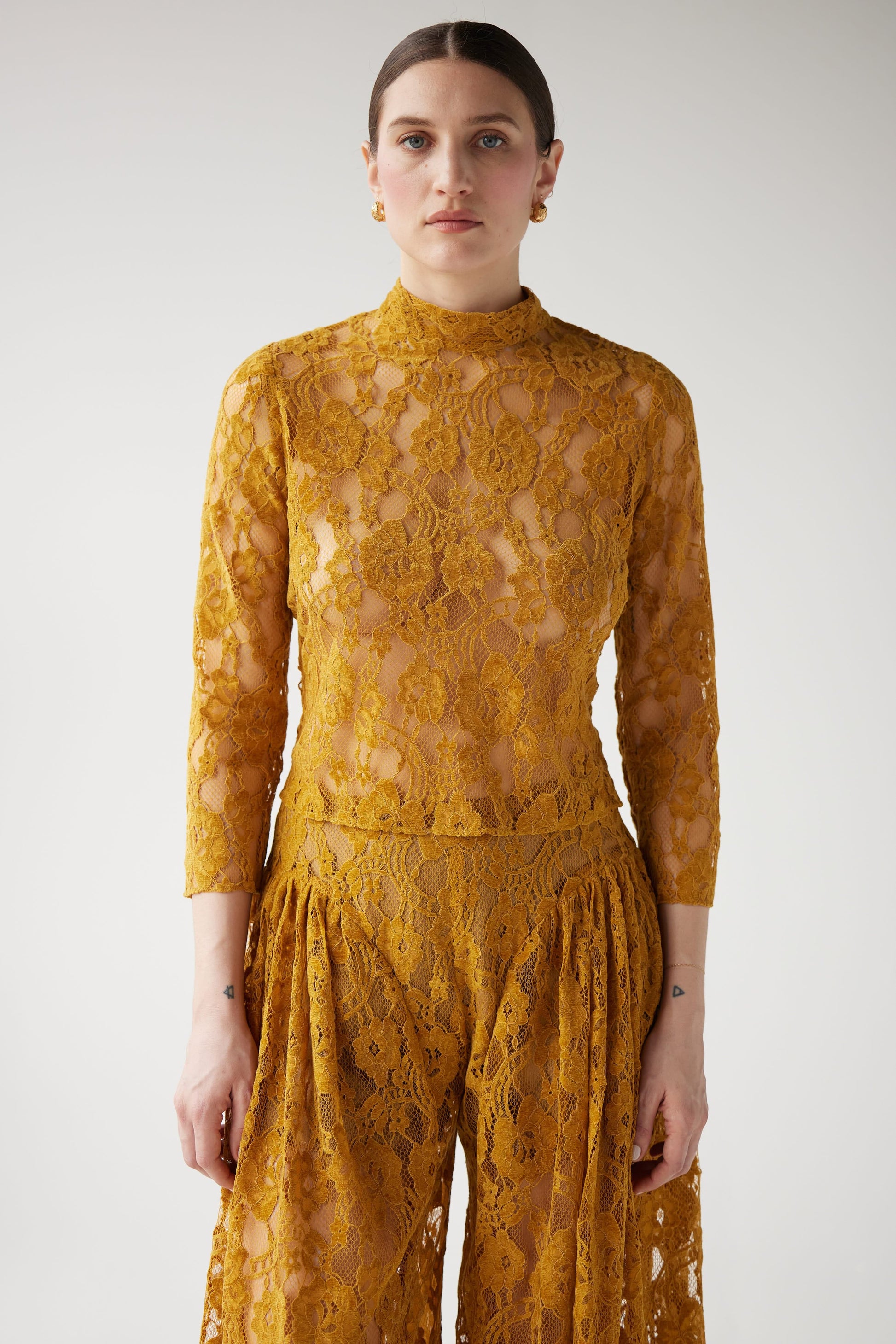 Victoria Pant in Lace Pants CHRISTINE ALCALAY