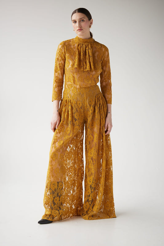 Victoria Pant in Lace Pants CHRISTINE ALCALAY