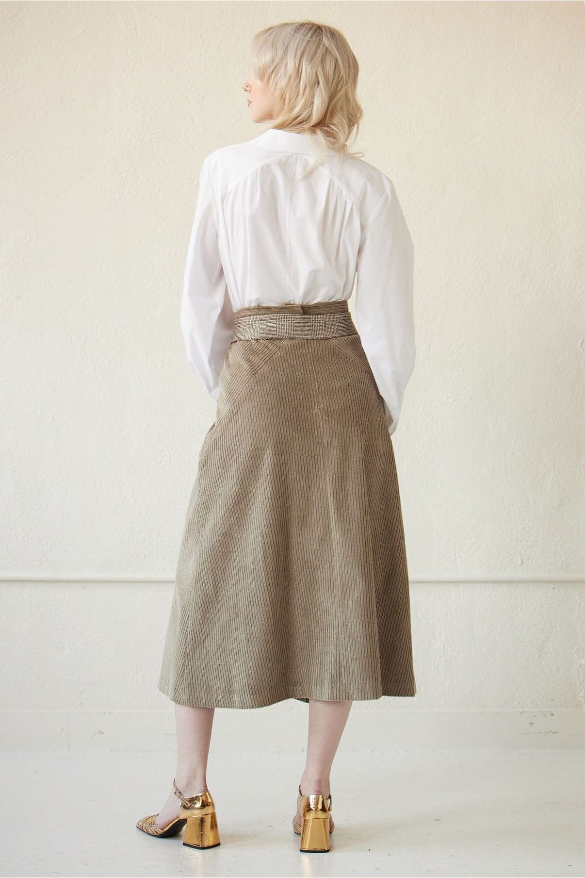 SAMPLE FW23 - Margot Skirt in Corduroy Samples CHRISTINE ALCALAY   