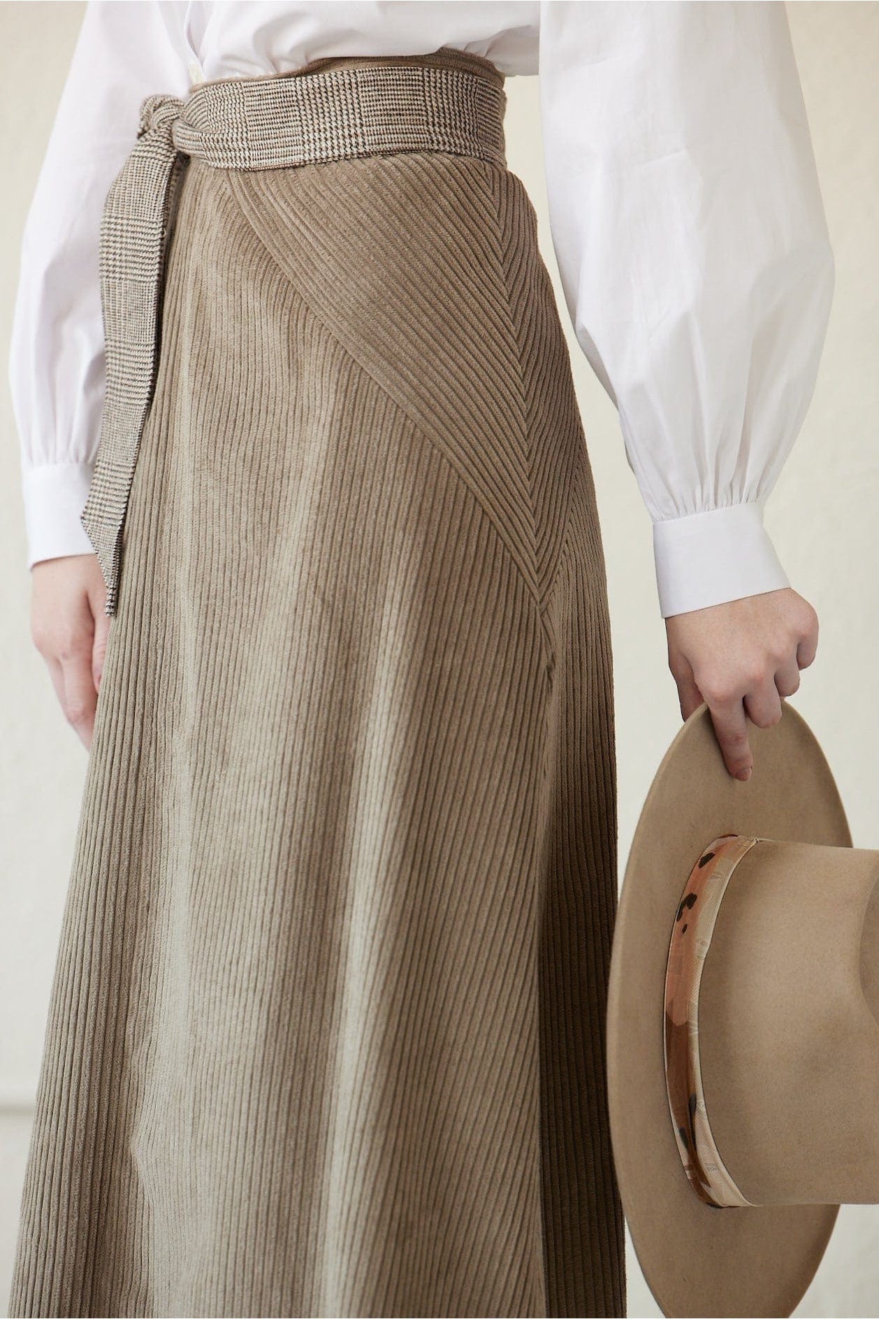 SAMPLE FW23 - Margot Skirt in Corduroy Samples CHRISTINE ALCALAY   