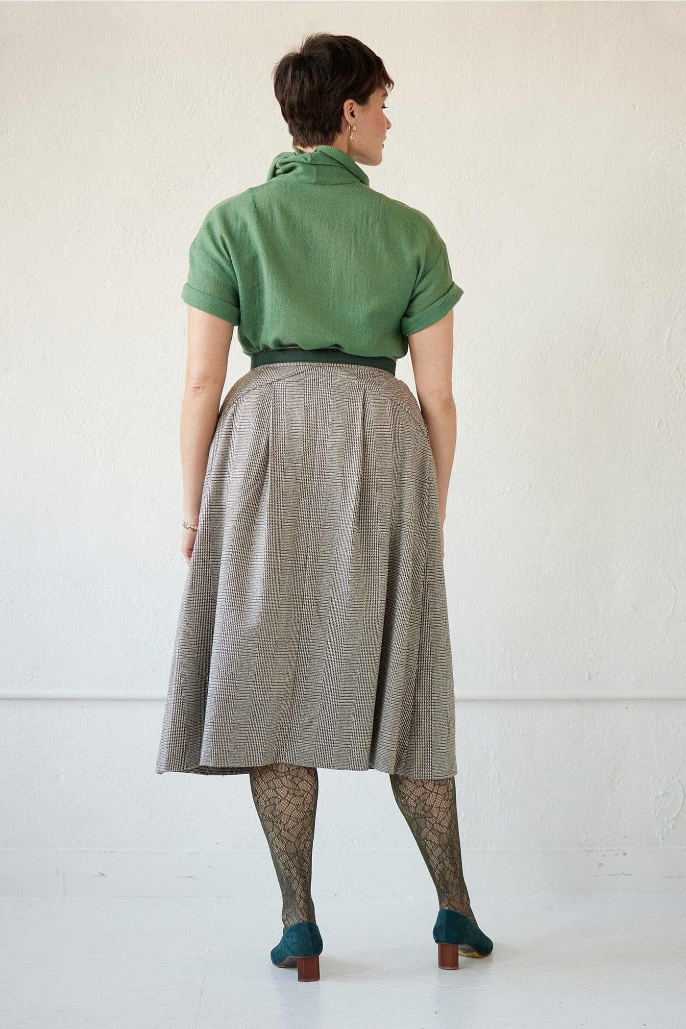 Wendy Skirt in Wool Samples CHRISTINE ALCALAY   