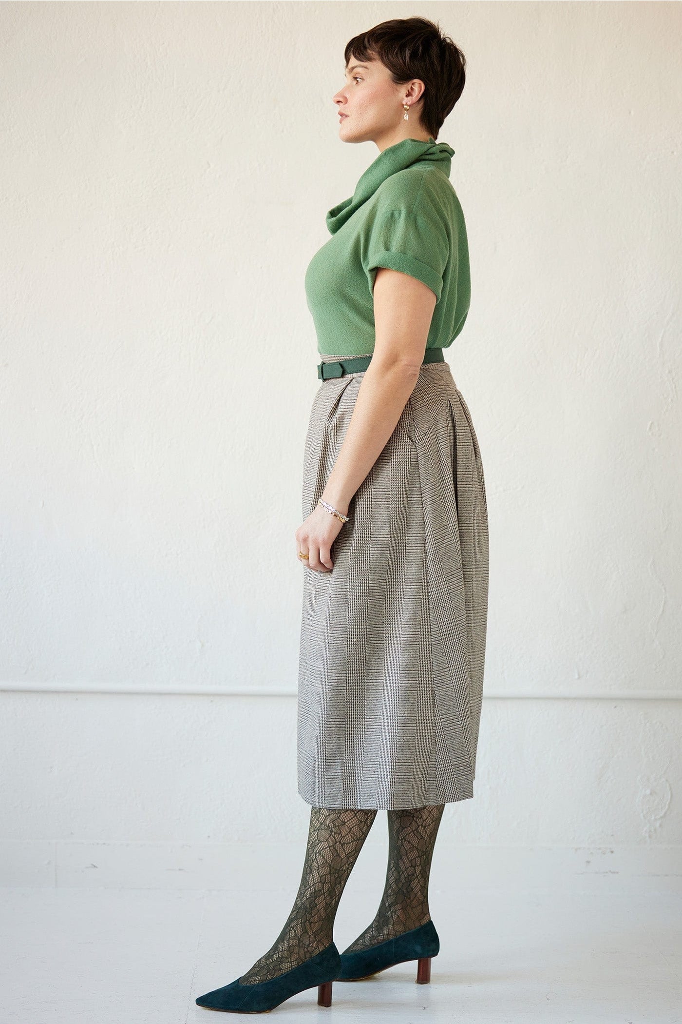 Wendy Skirt in Wool Samples CHRISTINE ALCALAY   