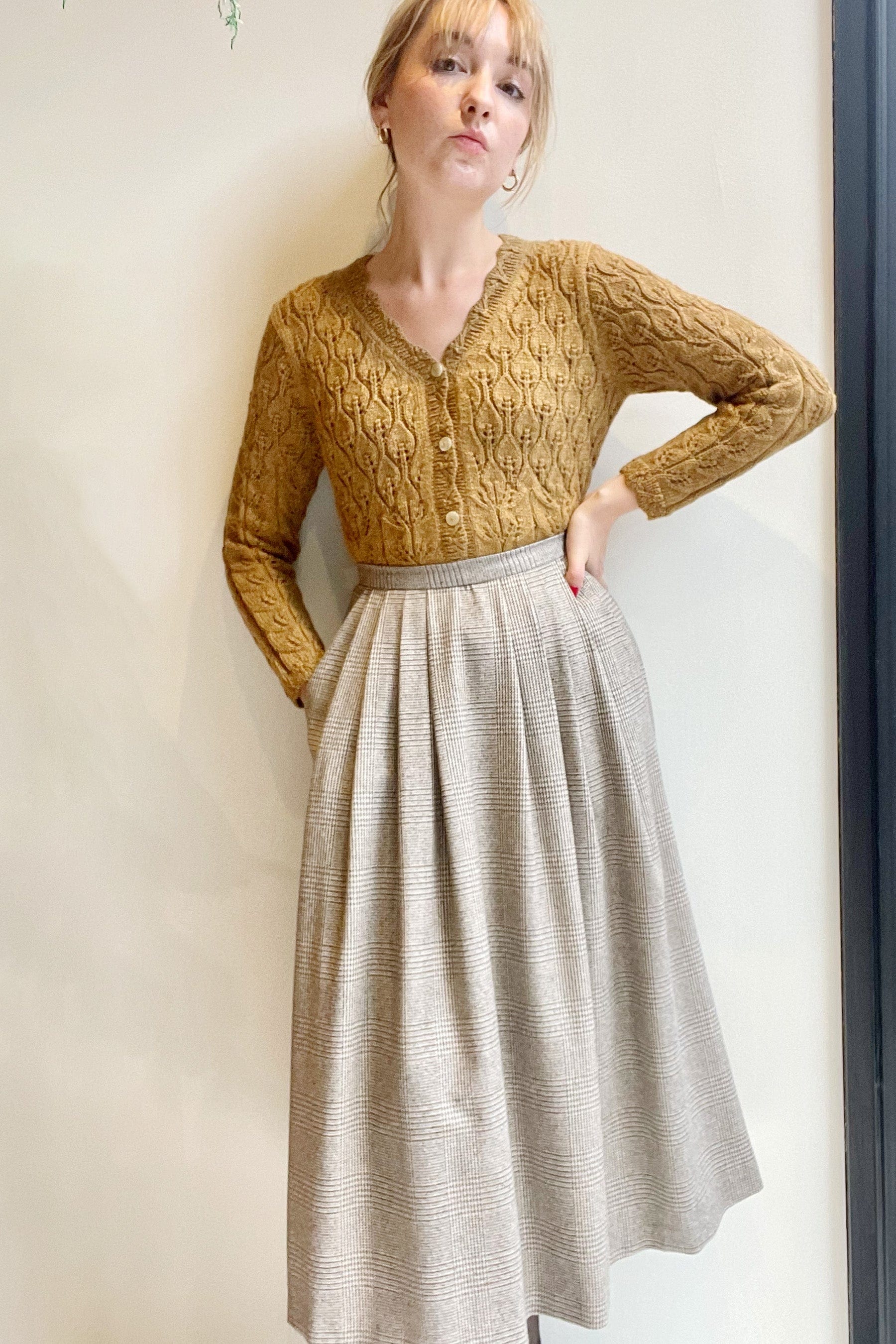 Audrey Skirt in Wool Skirts CHRISTINE ALCALAY   