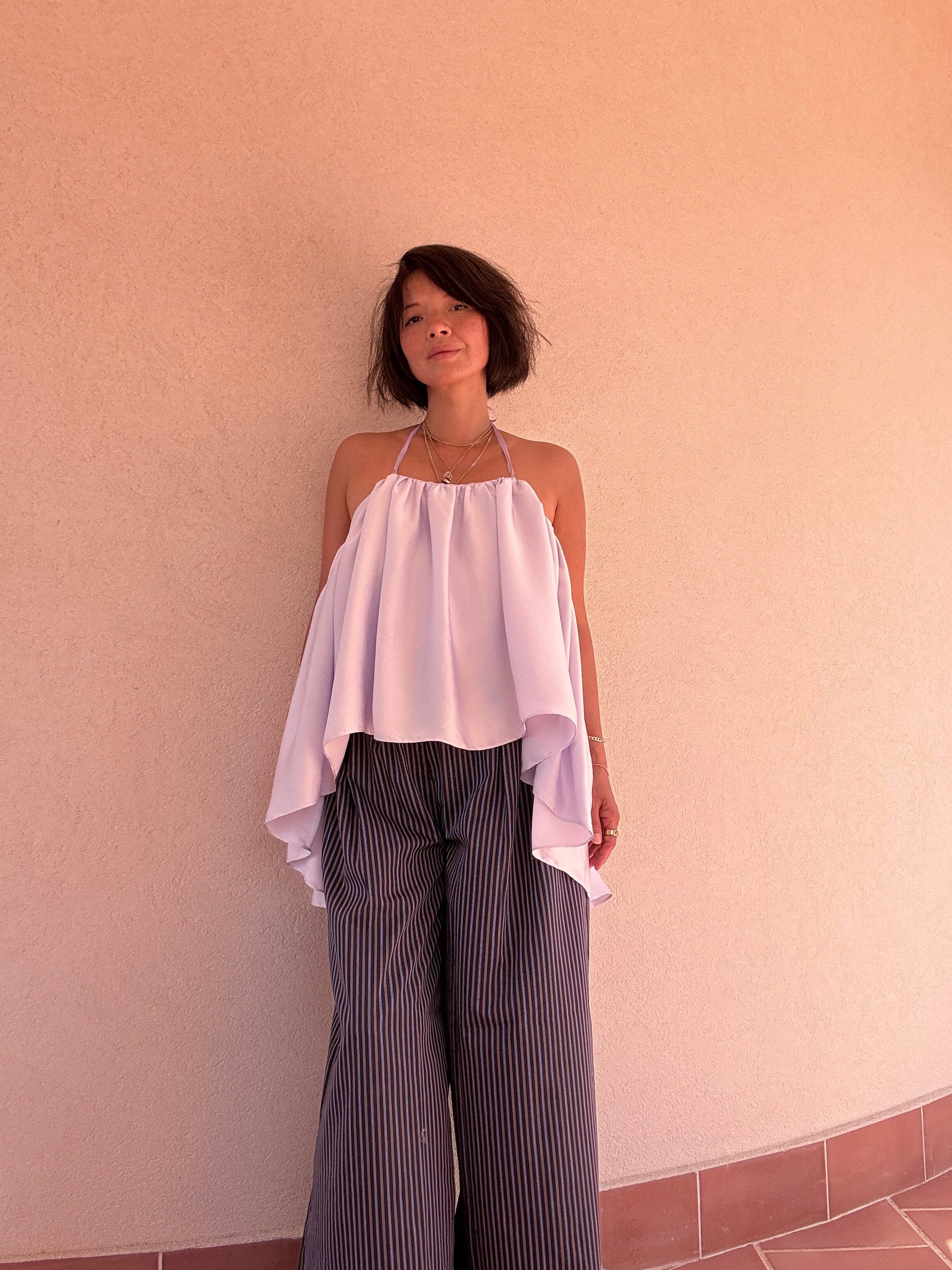 Colette Skirt in Japanese Charmeuse Bottoms CHRISTINE ALCALAY