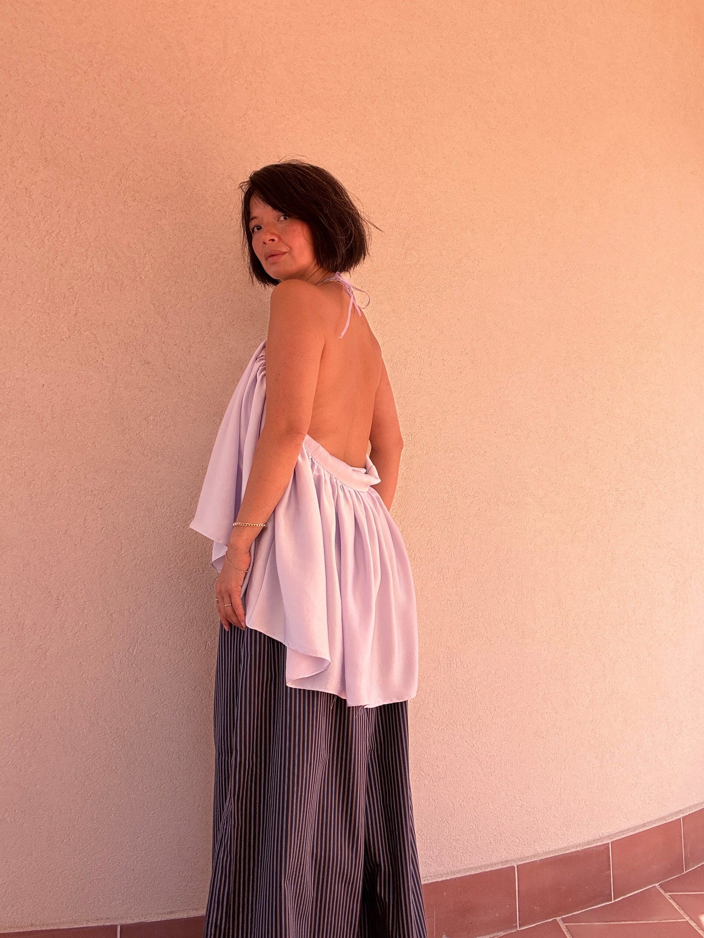 Colette Skirt in Japanese Charmeuse Bottoms CHRISTINE ALCALAY