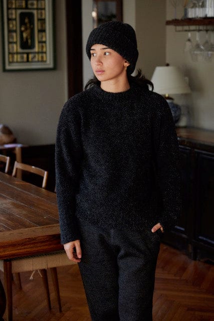 Teddy Sweater in Alpaca Boucle Sweaters CHRISTINE ALCALAY