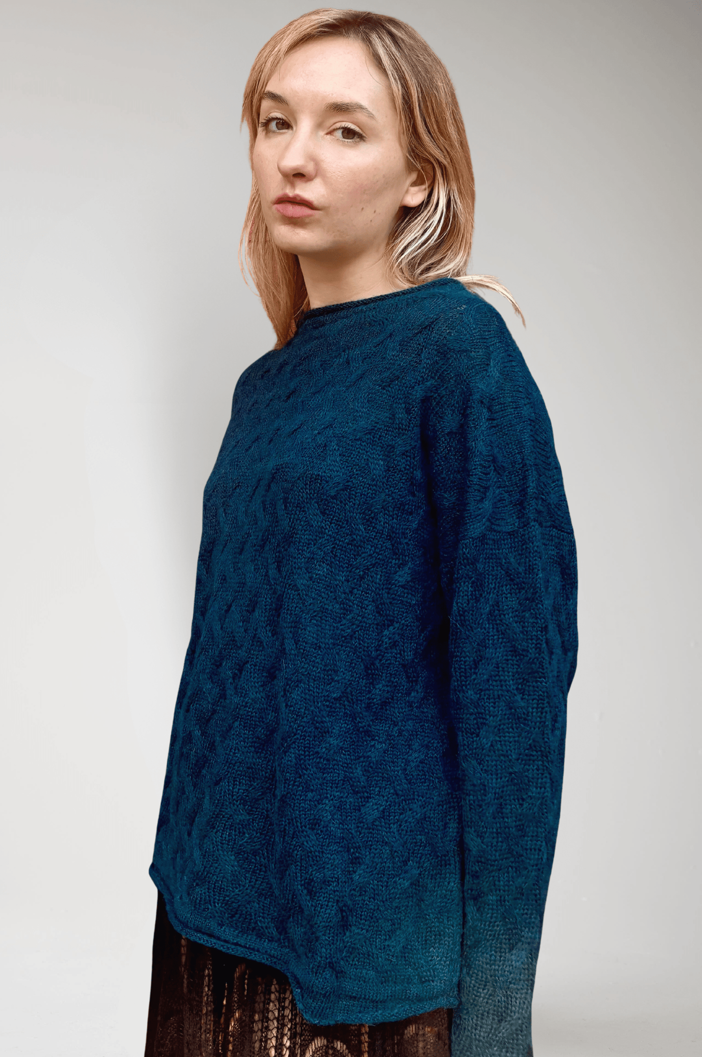 Bianca Cable Sweater Sweaters CHRISTINE ALCALAY