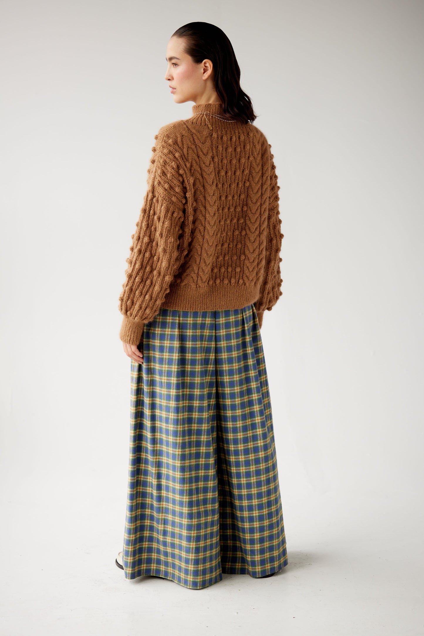 SAMPLE FW25 - Bobbie Popcorn Sweater in Alpaca Wool Samples CHRISTINE ALCALAY