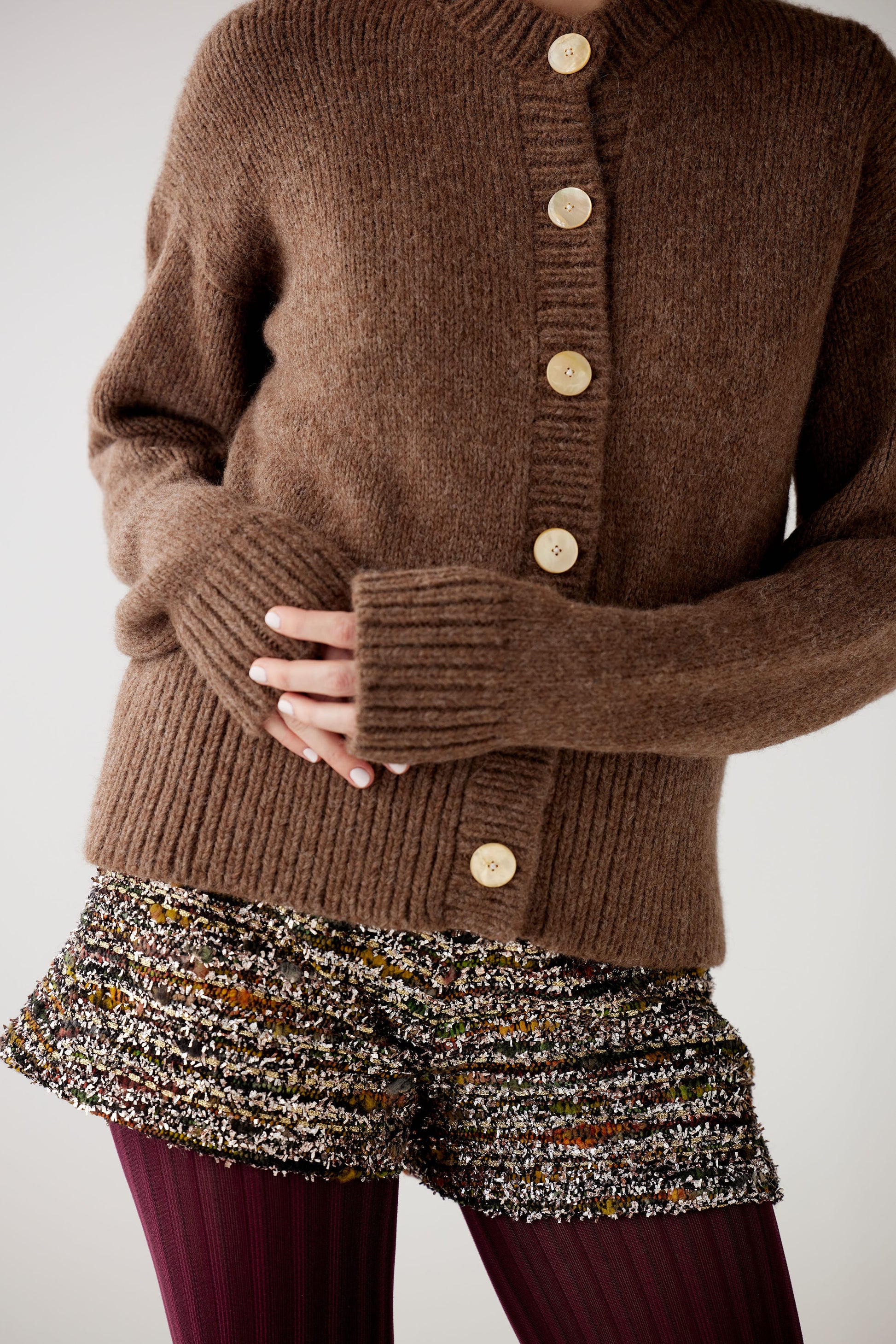 Petra Cardigan in Alpaca Blend Sweaters CHRISTINE ALCALAY