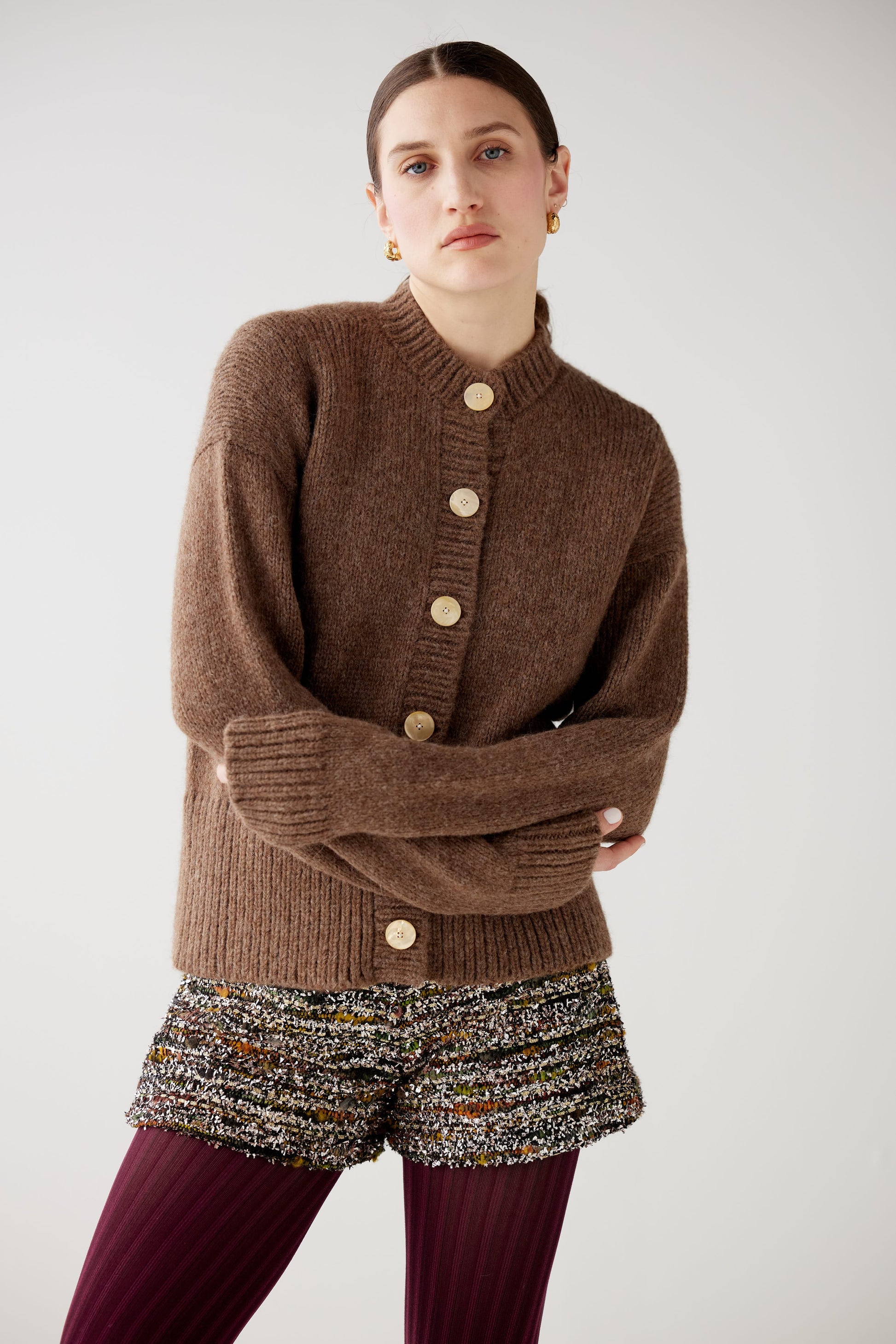 Petra Cardigan in Alpaca Blend Sweaters CHRISTINE ALCALAY