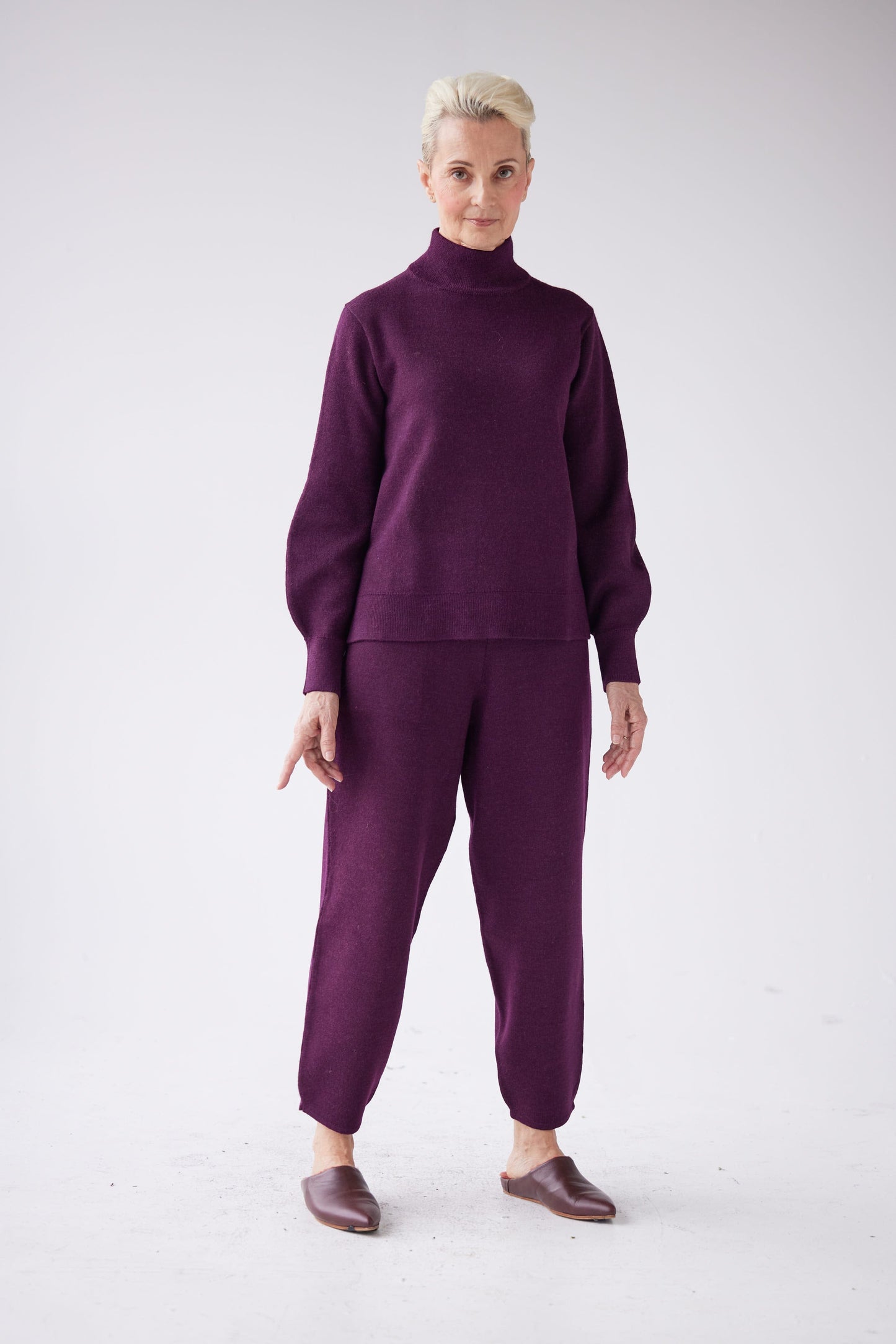 Storyteller Lounge Set (Top & Pants) Sweaters CHRISTINE ALCALAY plum XS/S