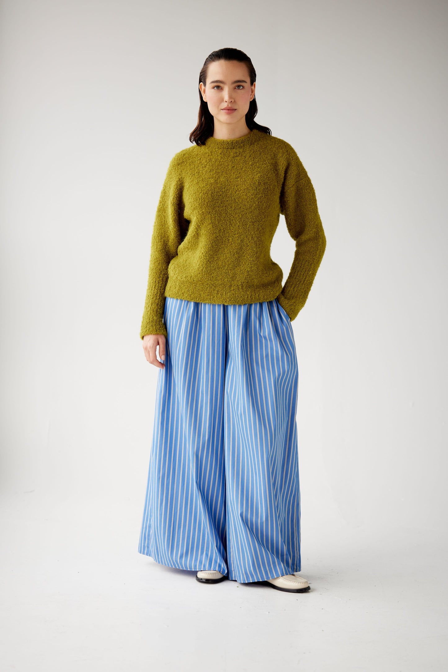 SAMPLE FW25 - Teddy Sweater in Alpaca Boucle Samples CHRISTINE ALCALAY