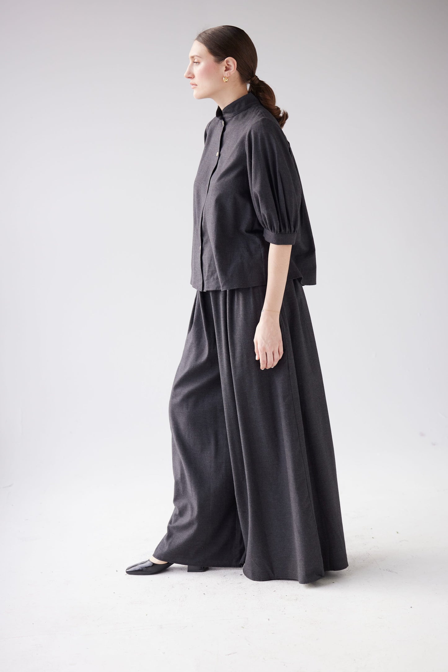 Livia Blouse in Japanese Cotton Flannel Tops CHRISTINE ALCALAY