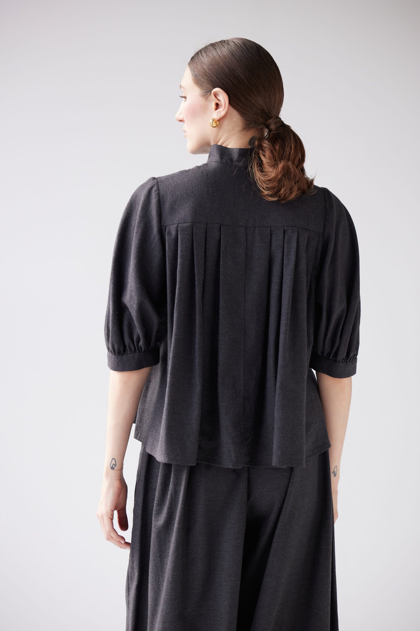 Livia Blouse in Japanese Cotton Flannel Tops CHRISTINE ALCALAY