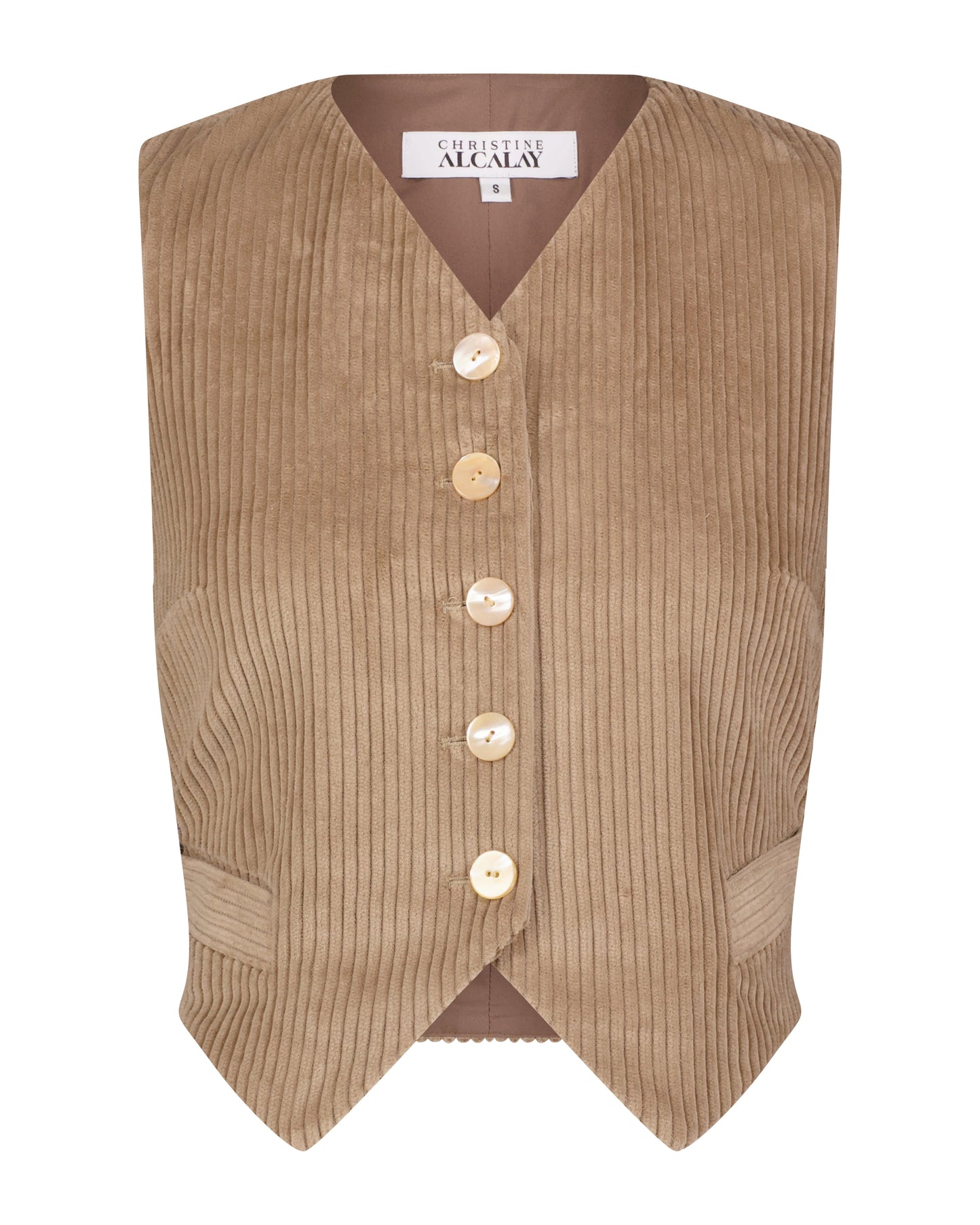 Annie Vest in Corduroy Vests CHRISTINE ALCALAY   