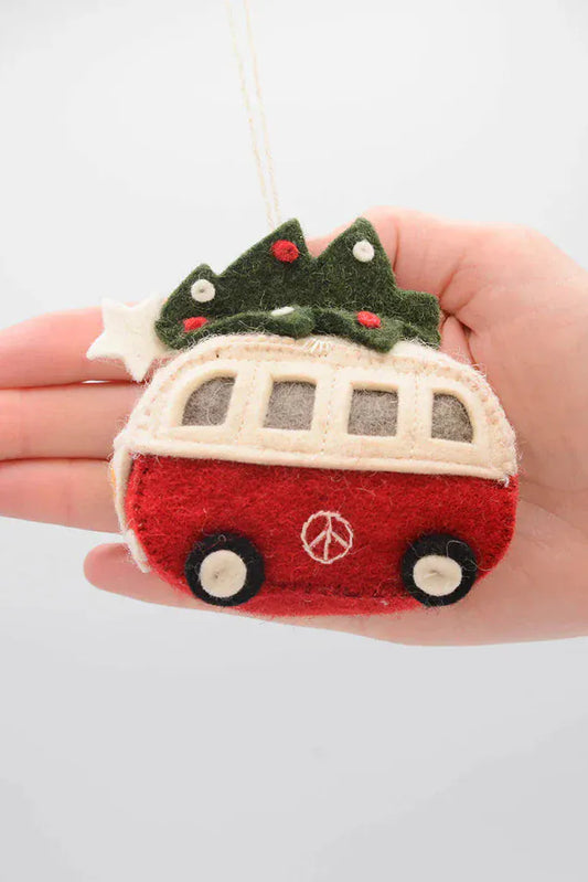 Christmas Tree Hippie Bus Ornament Ornaments Craftspring