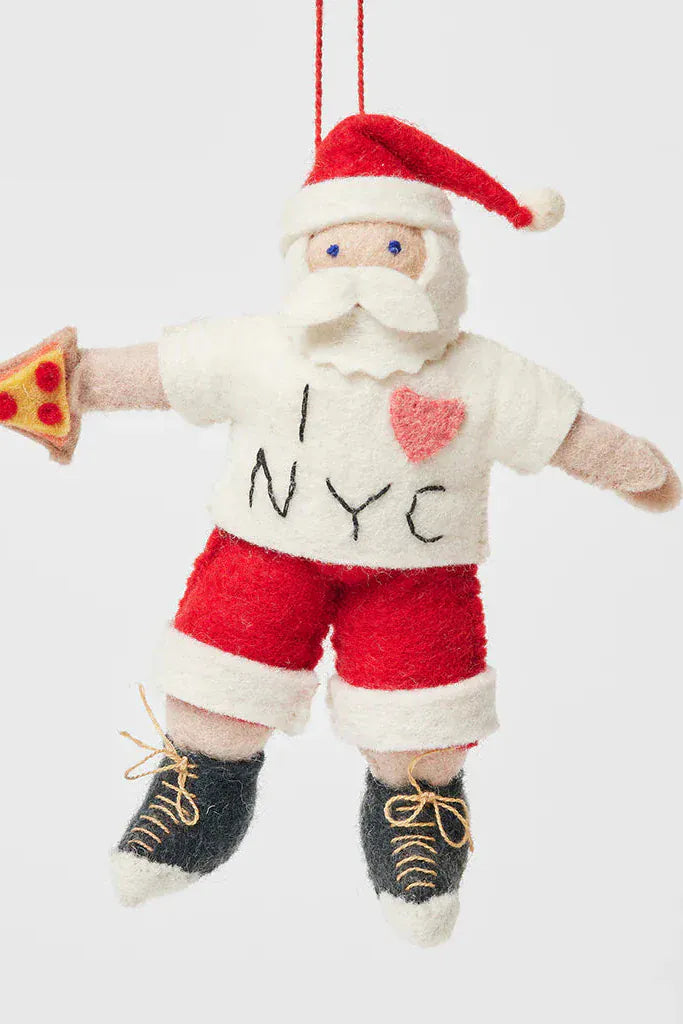 Christmas in New York Felted Ornament Trio Ornaments CHRISTINE ALCALAY Boutique
