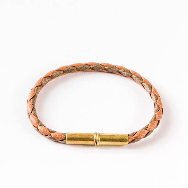 Flint Single Waxed Canvas Bracelet Jewelry Tres Cuervos