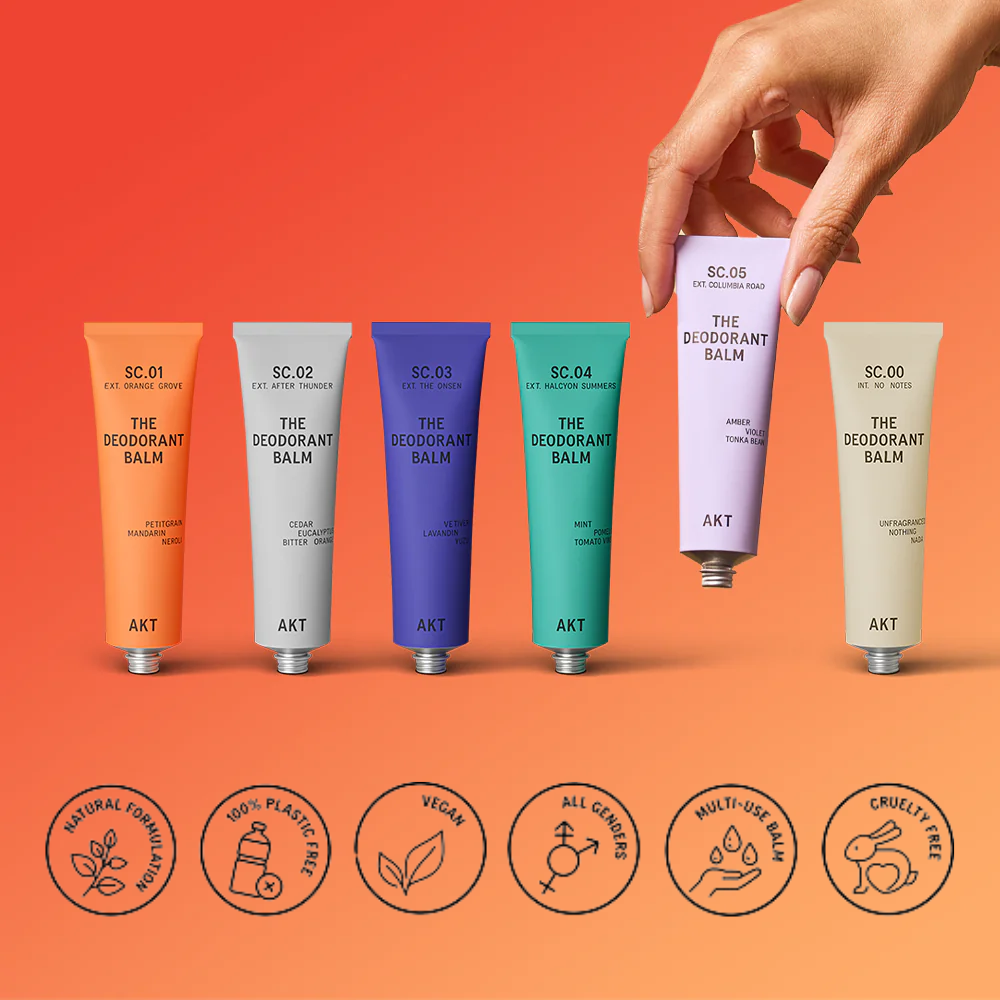 AKT Deodorant Balm SC.04 Halycon Summers - aluminum-free Skincare AKT London