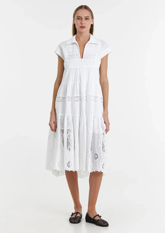 Irma Dress Dresses Devotion White XS 