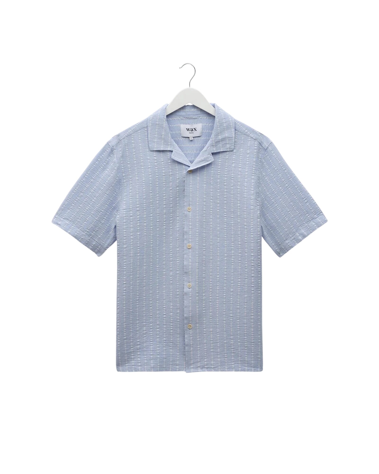 Didcot S/S Shirt Seersucker Stripe Shirts Wax London