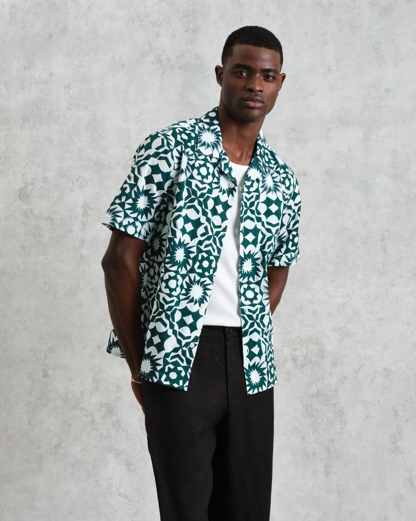 Sketch Geo Didcot S/S Shirt Shirts Wax London