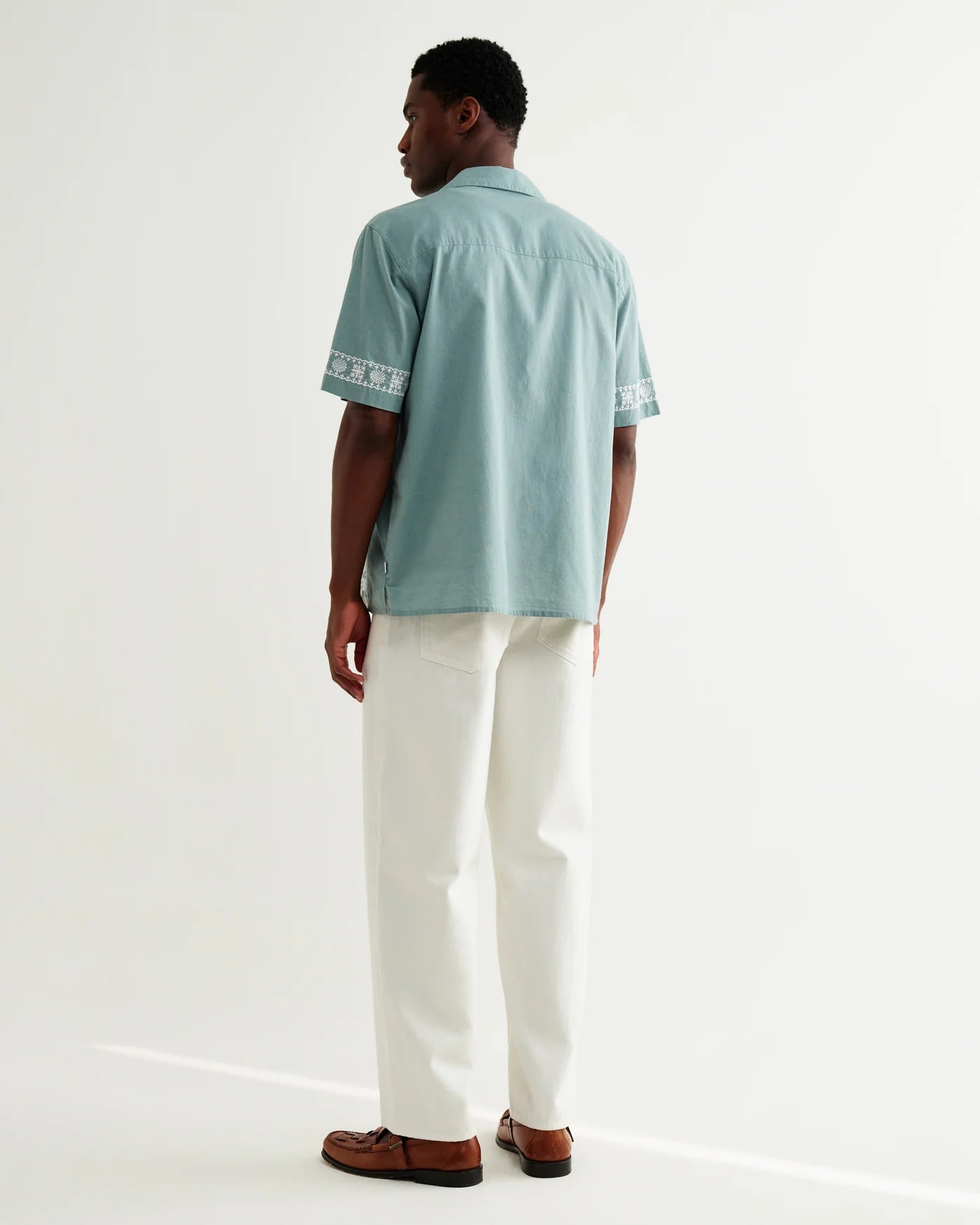 Didcot S/S Shirt Placement Border Shirts Wax London
