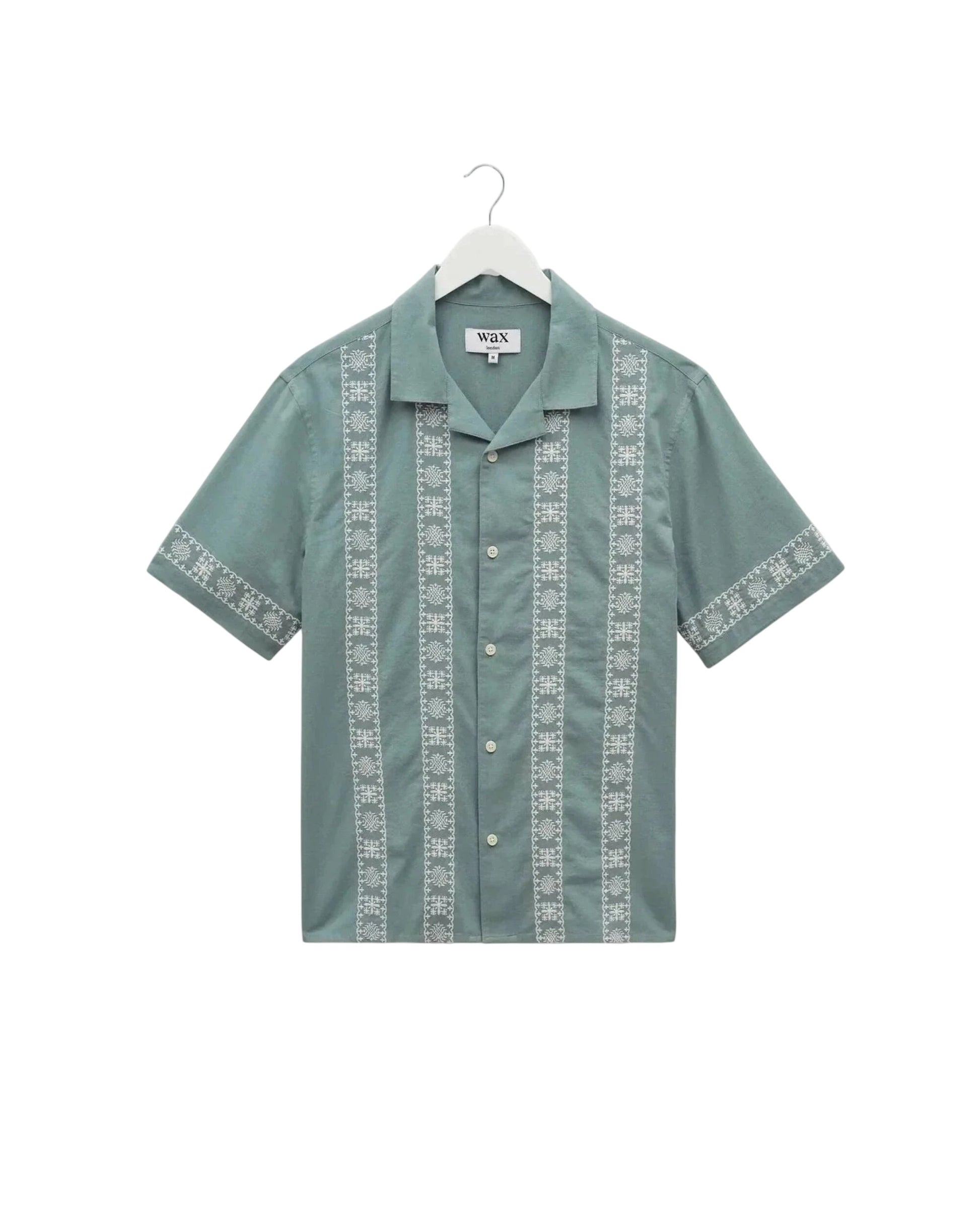 Didcot S/S Shirt Placement Border Shirts Wax London