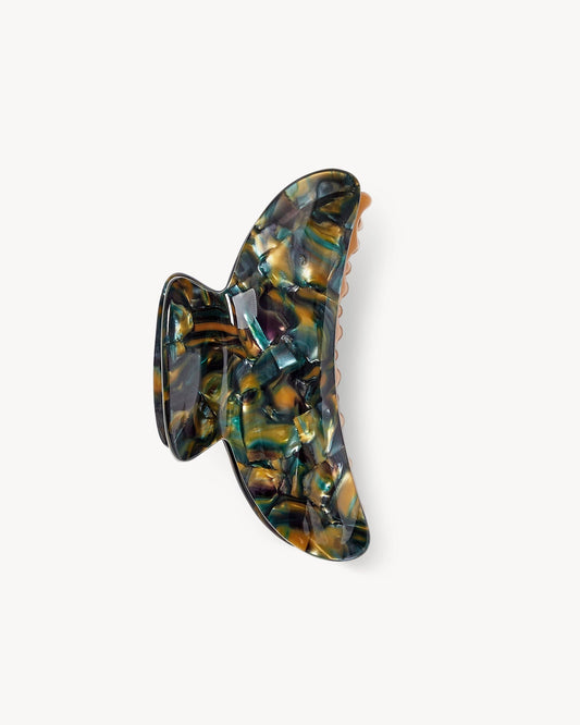Grande Heirloom Claw in Green Tortoise Hair Accessories MACHETE