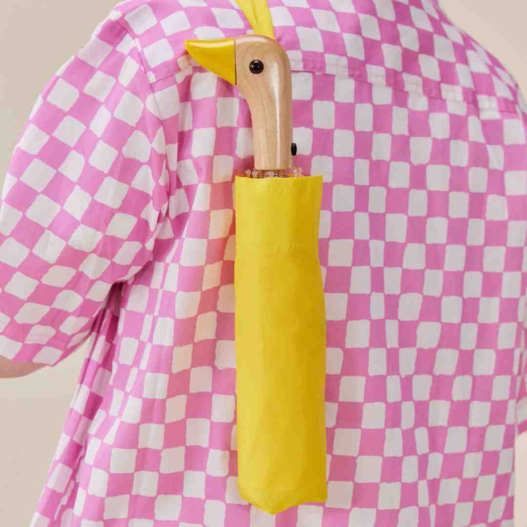 Summer Yellow Compact Duck Umbrella  Original Duckhead US   