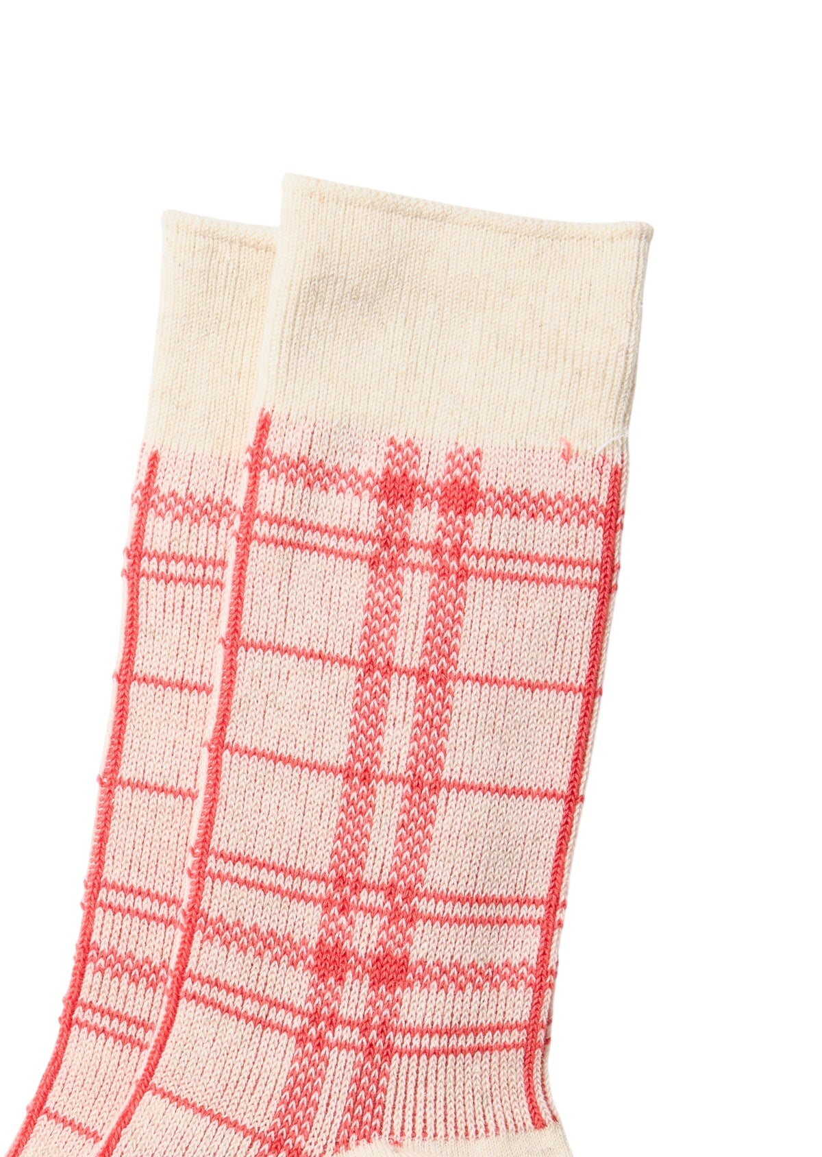 French Teatowel Pattern Socks Socks RoToTo