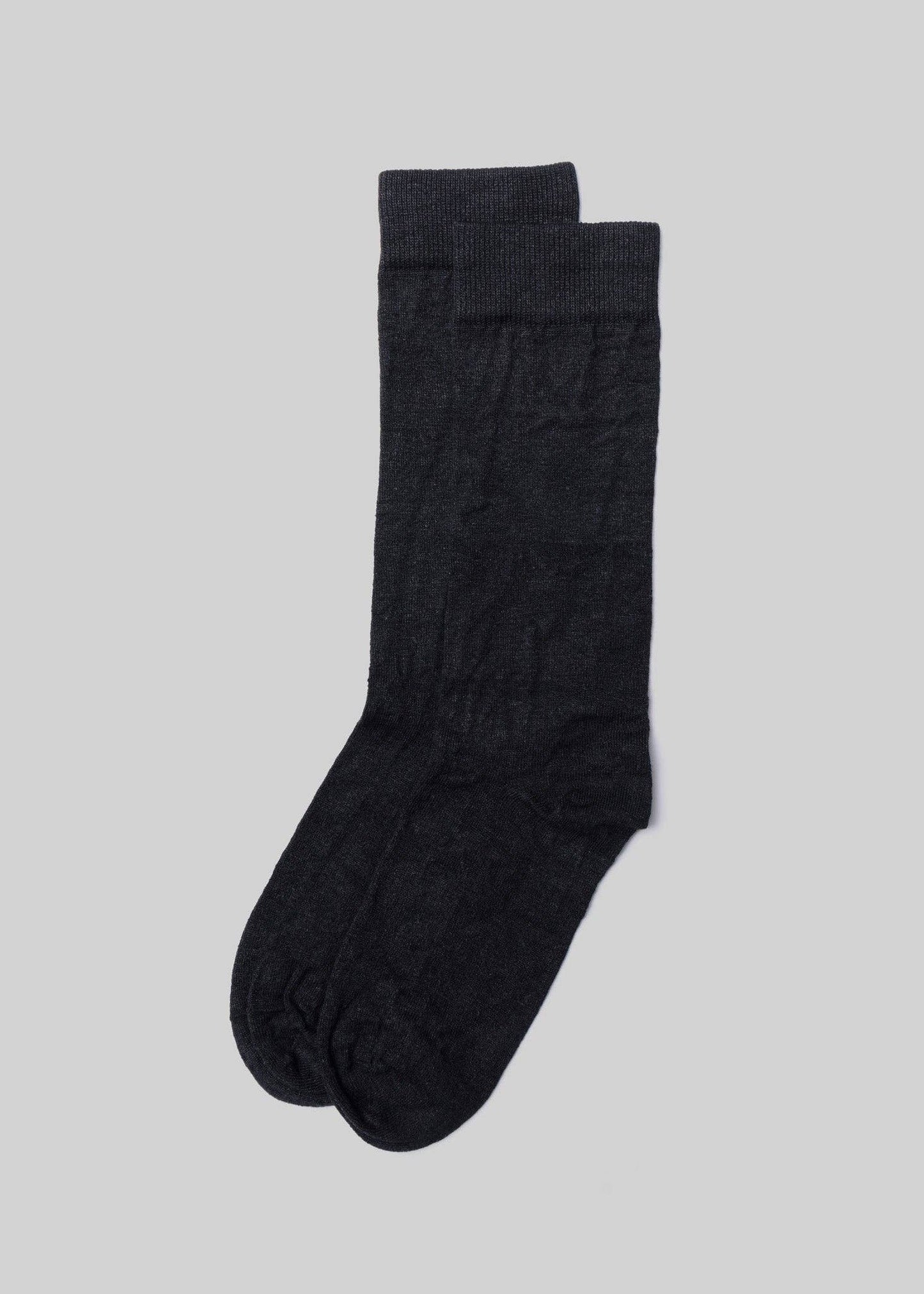 Linen Dress Sock Socks American Trench black One Size