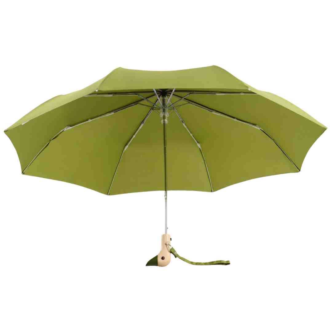 Olive Compact Eco-Friendly Duck Umbrella  Original Duckhead US   