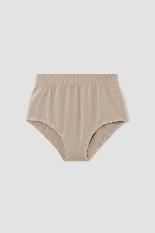 Endija High Waisted Brief Lingerie Beaumont Organic Sand S