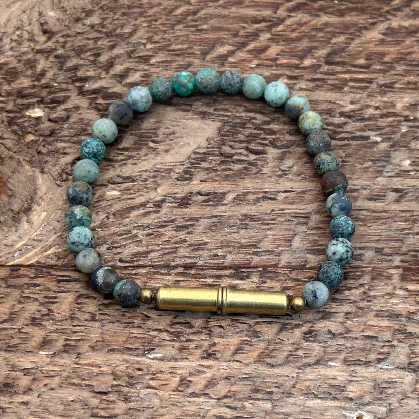 Flint Beaded Single Bracelet Jewelry Tres Cuervos Large African Turquoise
